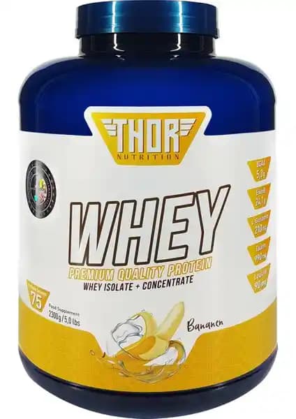 Thor Nutrition Whey Protein 2,3kg Almanya'da Formüle Edilmiş Yüksek Kaliteli Protein Tozu