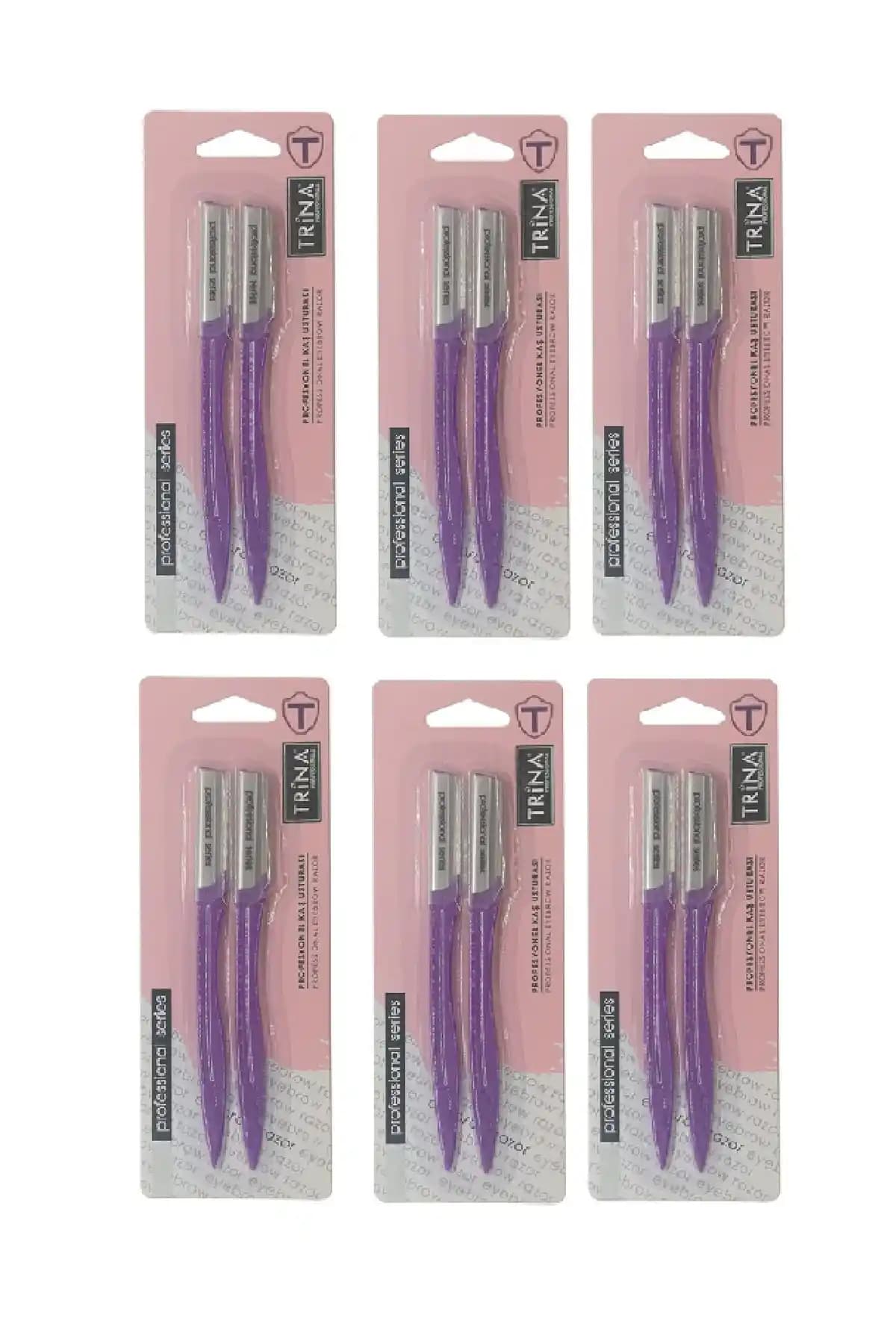 Trina Profesyonel 2'li Kaş Usturası Seti Uzun Ömürlü ve Hassas Kesim Sağlar