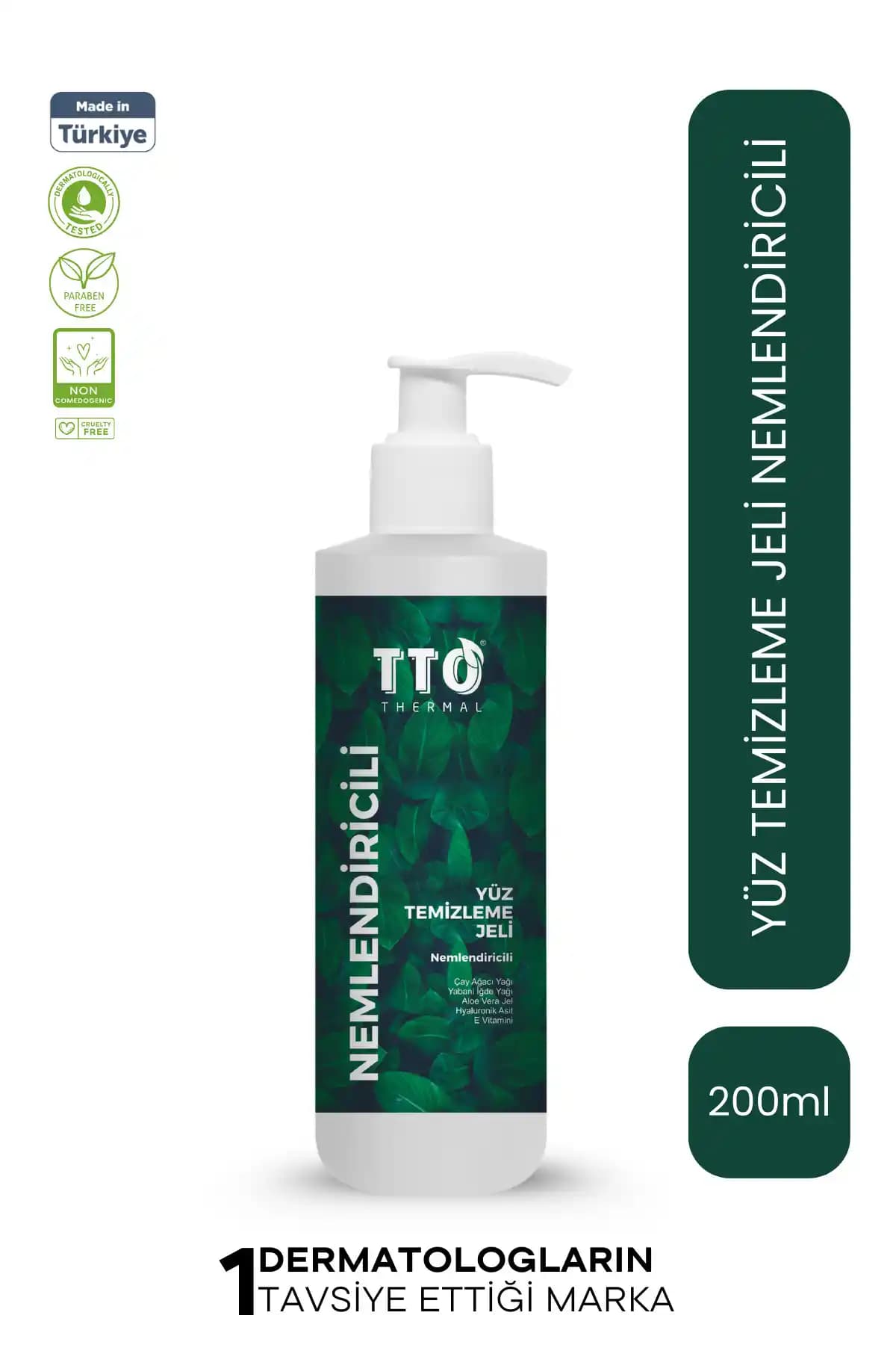 Tto Thermal Nemlendiricili Yüz Temizleme Jeli: Derinlemesine Temizlik ve Nem Dengeleyici Özellikler