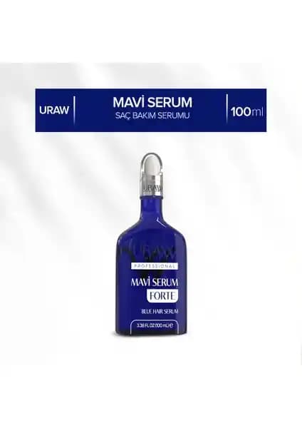 Uraw Mavi Serum Forte ile Saç Dökülmesini Azaltma ve Saç Sağlığını Destekleme