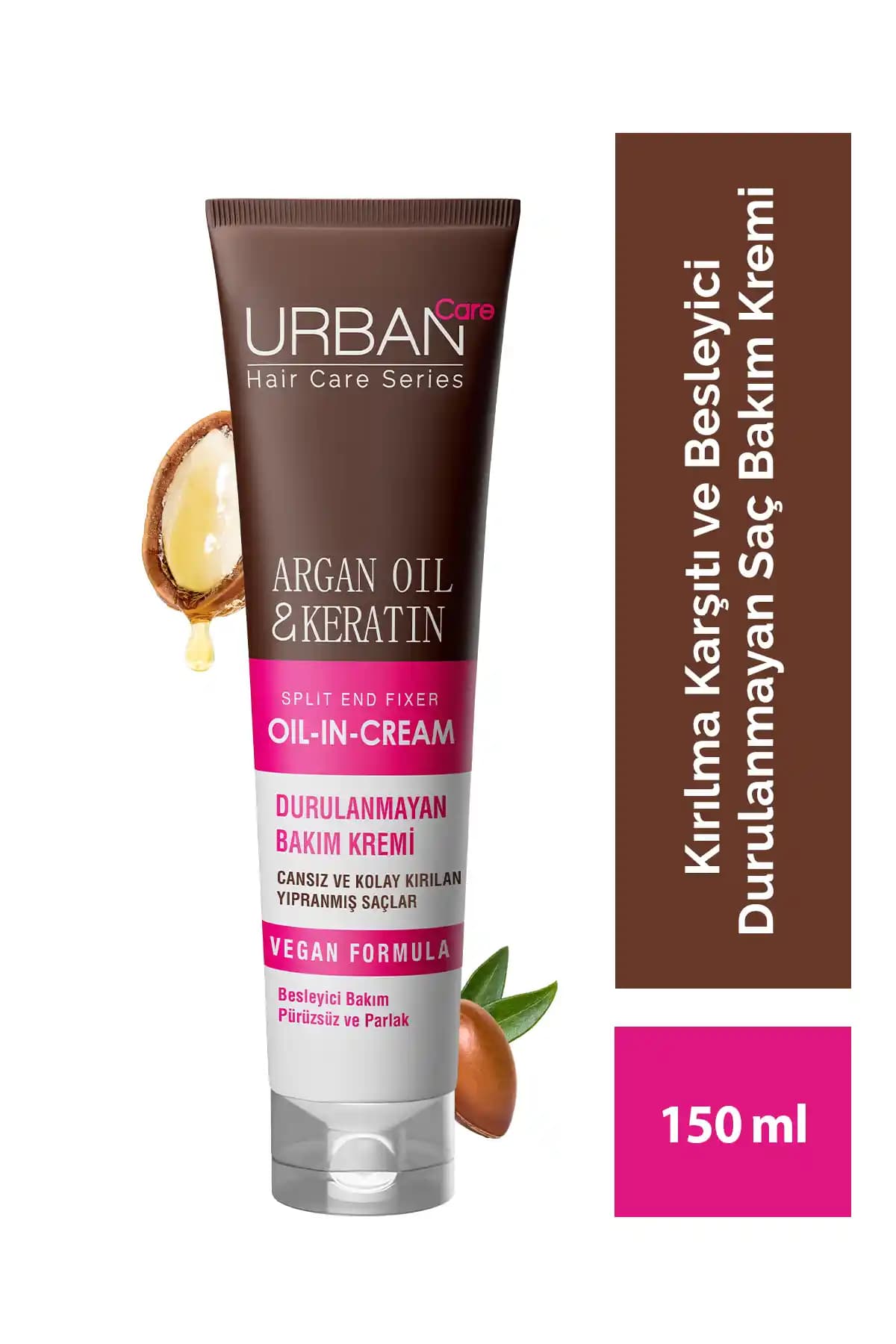 Urban Care Argan Yağı ve Keratin İçeren Kırılma Karşıtı Durulanmayan Saç Bakım Kremi İncelemesi