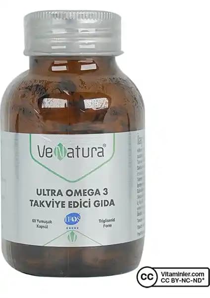Venatura Ultra Omega 3 60 Kapsül Sağlıklı Yaşam İçin Güvenilir Takviye Ürünü
