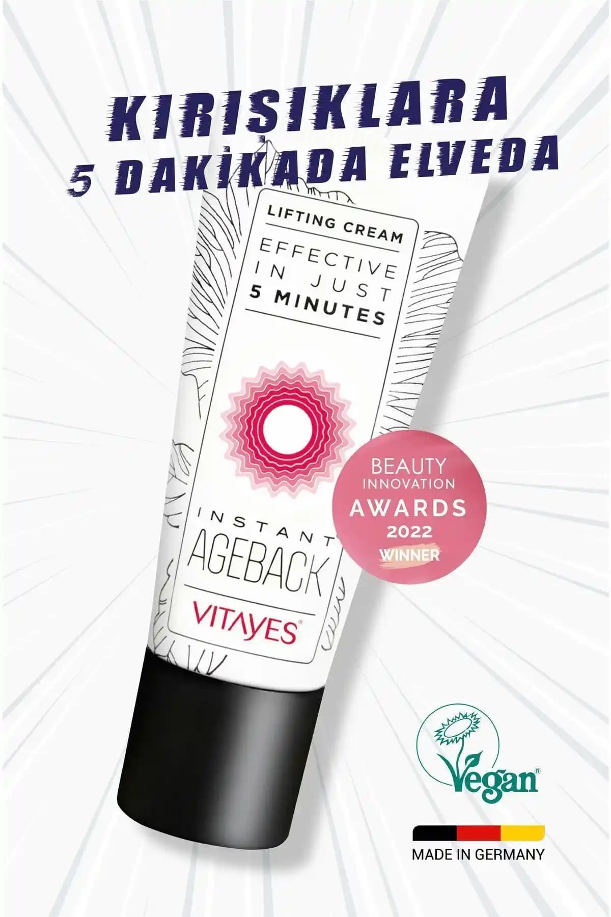 VITAYES Anlık Etkili Sıkılaştırıcı Yüz Kremi: Hızlı ve Güçlü Cilt Güzelliği Çözümü