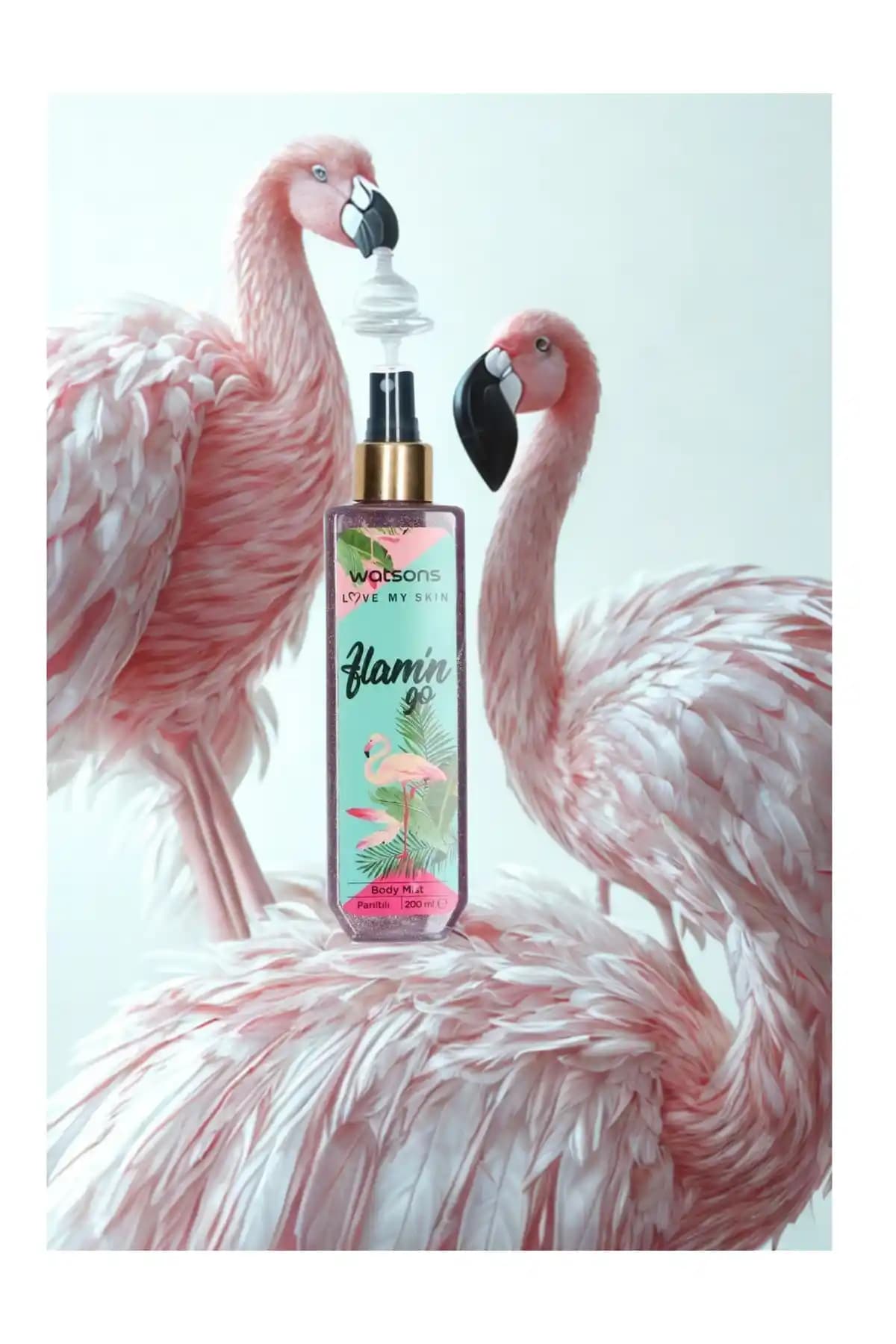 Watsons Flamingo Body Mist 200 ml: Ferahlatıcı ve Parlaklık Sağlayan Günlük Vücut Spreyi