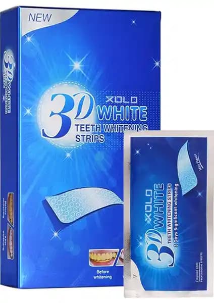 Xolo 3 Adet Diş Beyazlatma Bandı 3D White Professional Effects Güvenli ve Etkili Beyazlatma
