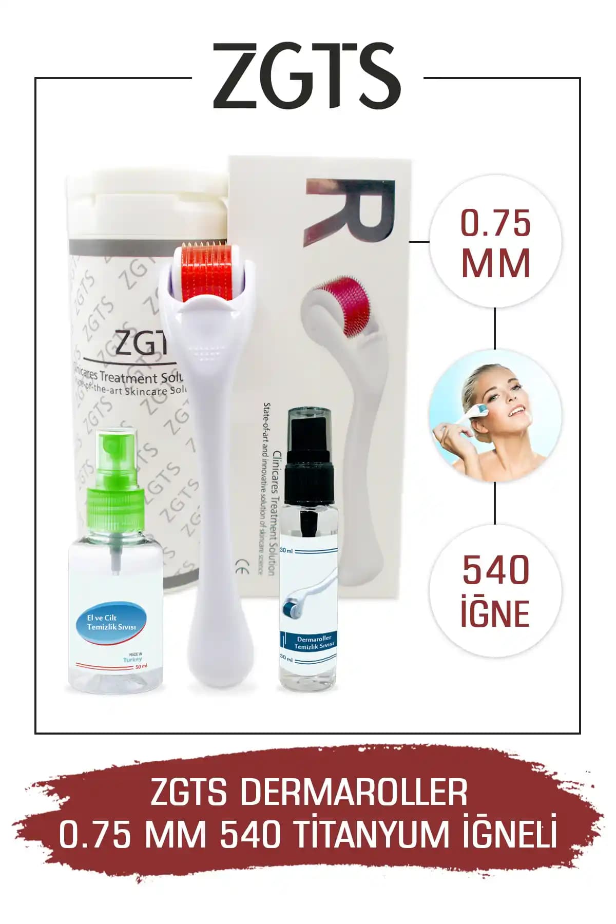 Zgts Dermaroller 0.75 Mm Titanyum Mikro İğneli Cilt ve Saç Bakım Cihazı İncelemesi