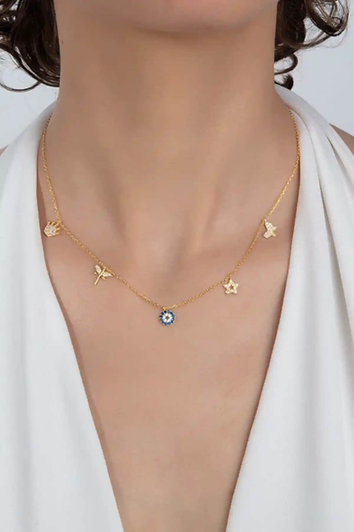 925 Ayar Gümsüz Şans Kolyesi: Zarif ve Anlam Dolu Takı Seçeneği