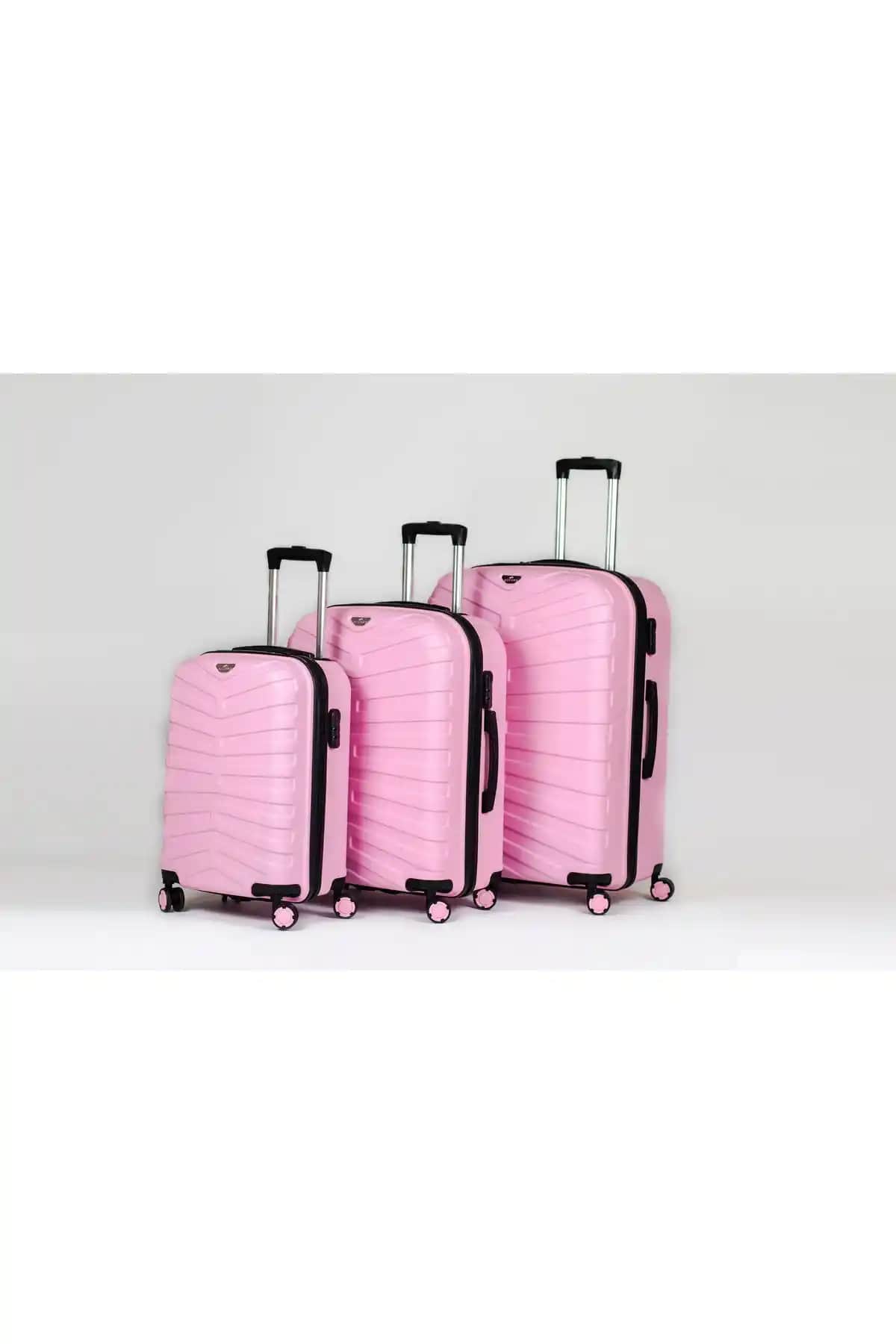 Accord ABS Plastik Valiz Seti 3'lü - Dayanıklı ve Hafif Seyahat Valizleri