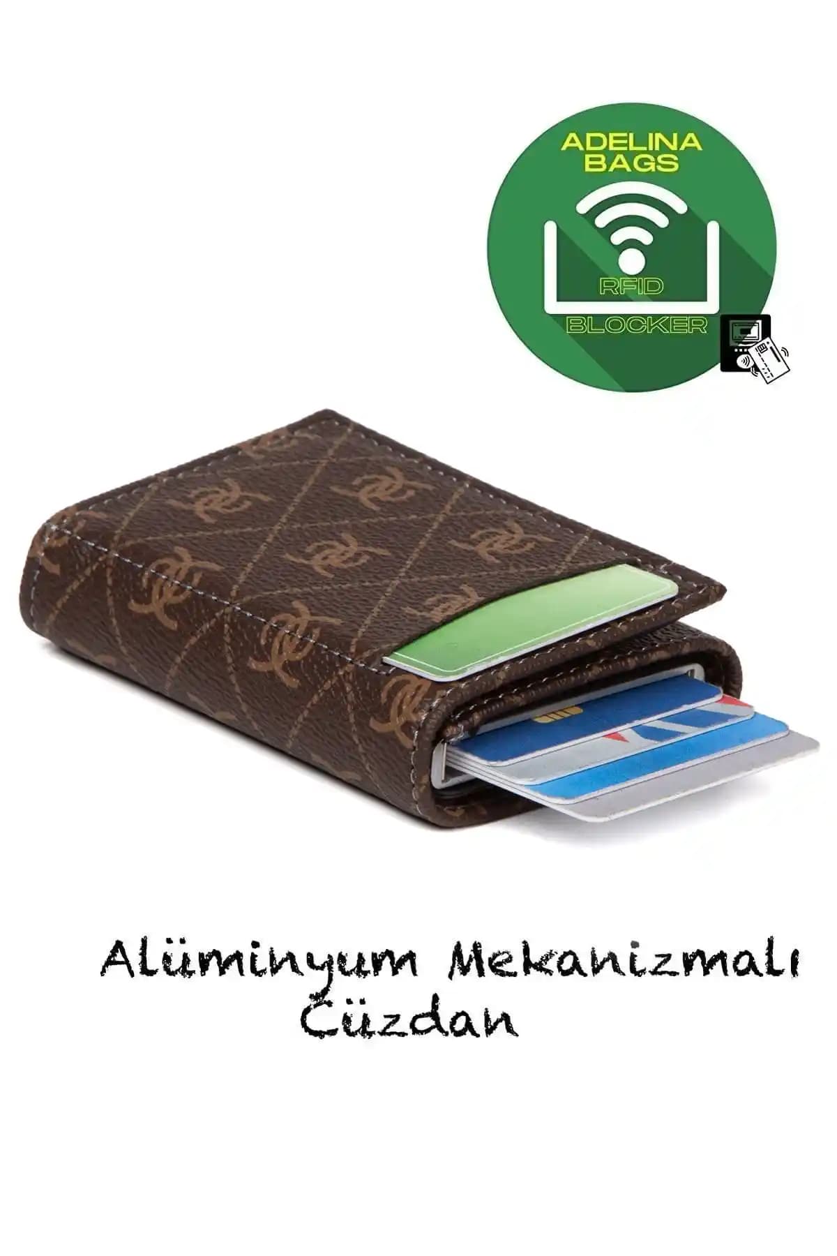 Adelina Rio Otomatik Kartlık Cüzdan Şık Tasarım ve Güvenlik Özellikleriyle