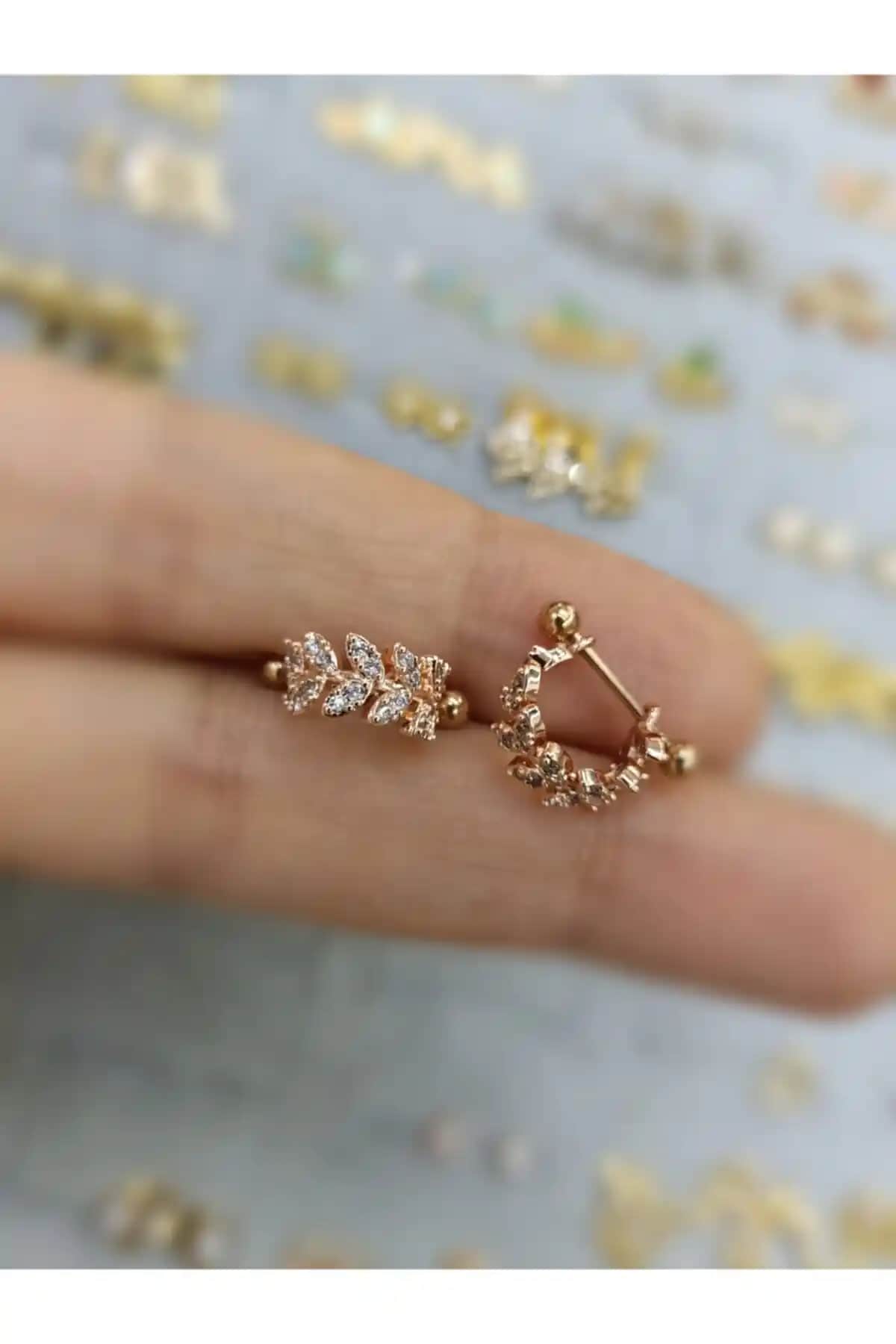 Arescollection Rosegold Cerrahi Çelik Kıkırdak ve Kulak Piercingi Ürün Özellikleri
