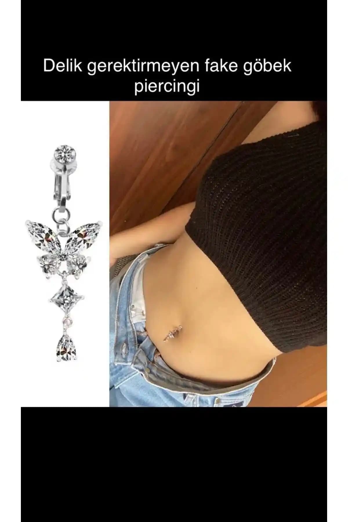 Arescollection Sahte Göbek Piercingleri Karşılaştırması: Klipsli ve Sallantılı Modeller