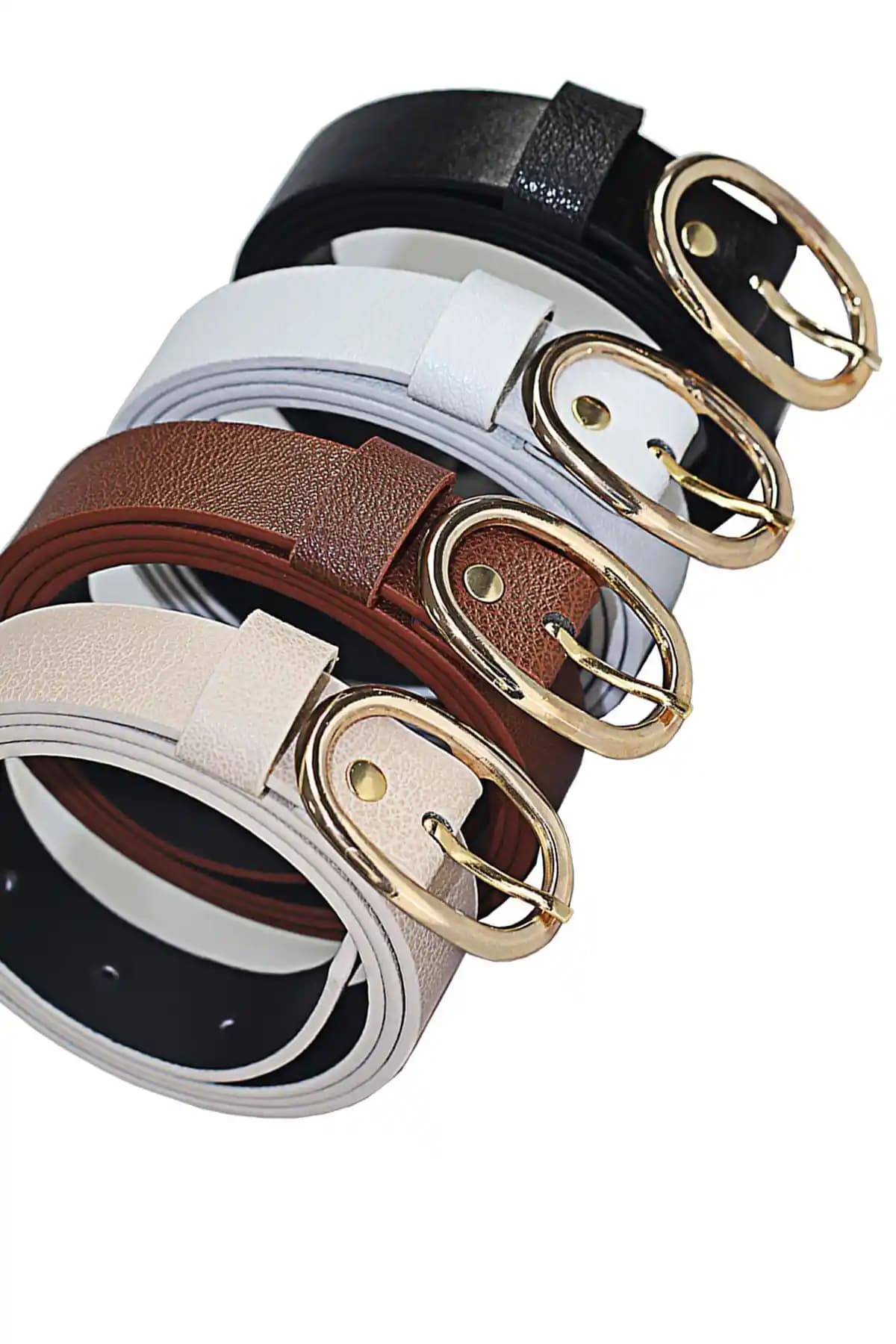 Arkem 4'lü Kadın Kemerleri Seti Günlük ve Şık Kullanım İçin Uygun