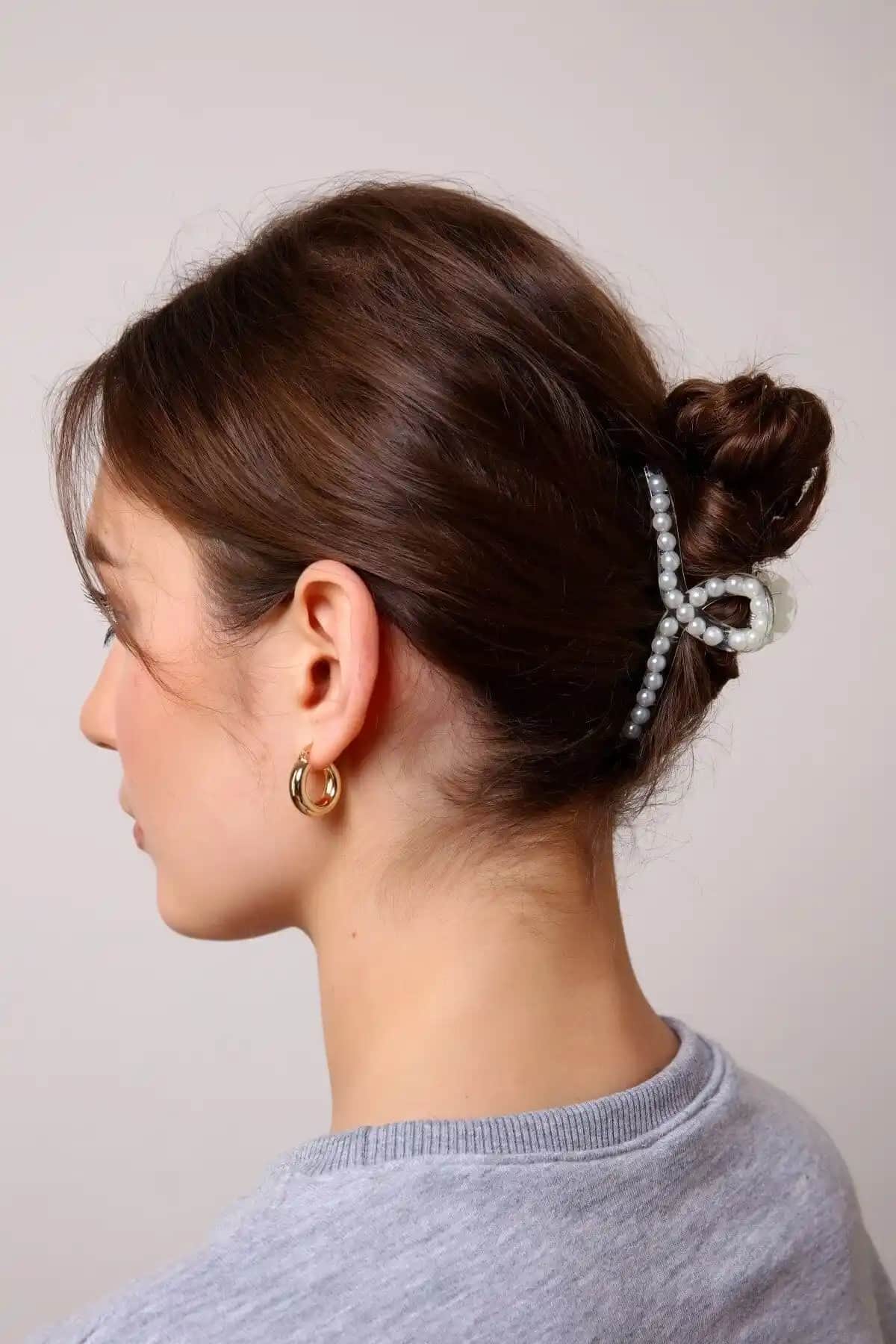 AURRARİ Kadın Incili Mandal Toka: Şık, Dayanıklı ve Pratik Saç Aksesuarı