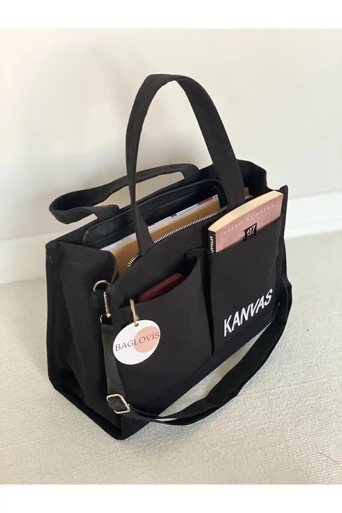 BAGLOVİS Kanvas Kumaş ve VAGO Collection Tote Çanta Karşılaştırması