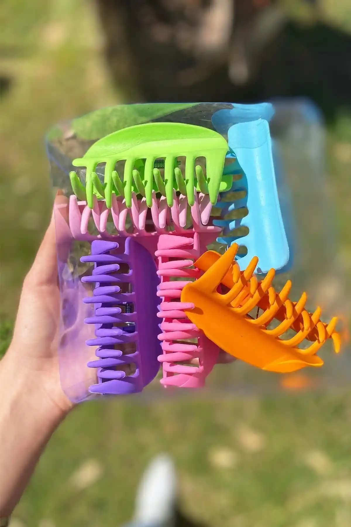 BAHELS Kadın Renkli Mandal Toka Seti: Günlük Şıklık ve Pratiklik İçin Renkli Aksesuarlar