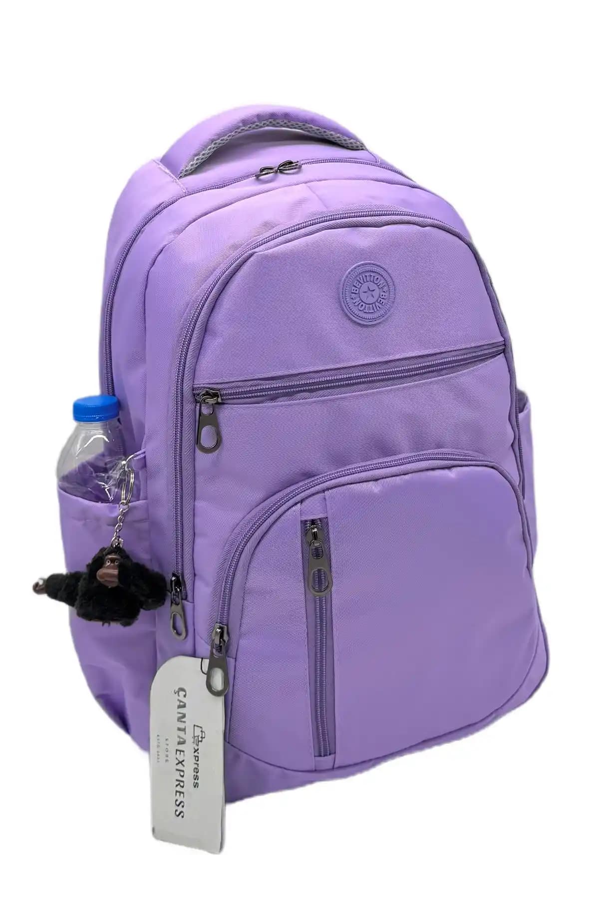 Bevitton Lila Suya Dayanıklı Günlük Sırt Çantası Modern Tasarım ve Sürdürülebilirlik