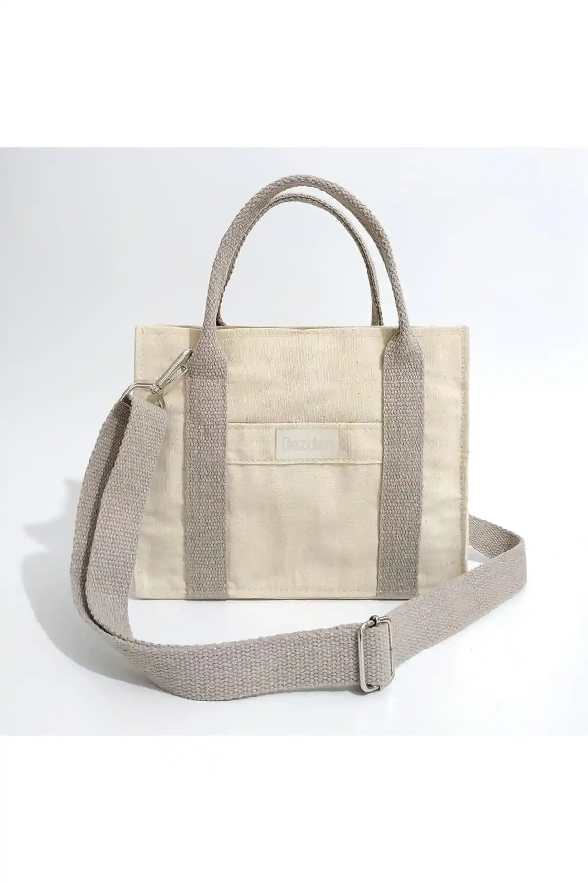 Bezden Kanvas Mini Tote Çanta: Şık ve Dayanıklı Günlük Kullanım Çantası