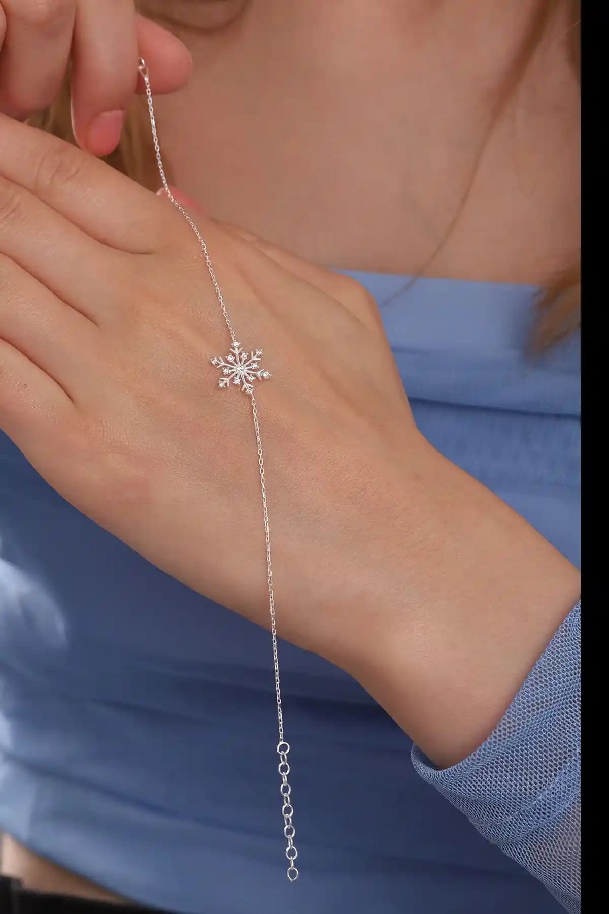 Bilsen Store 925 Ayar Gümüş Kar Tanesi ve Yıldız Bileklik Karşılaştırması