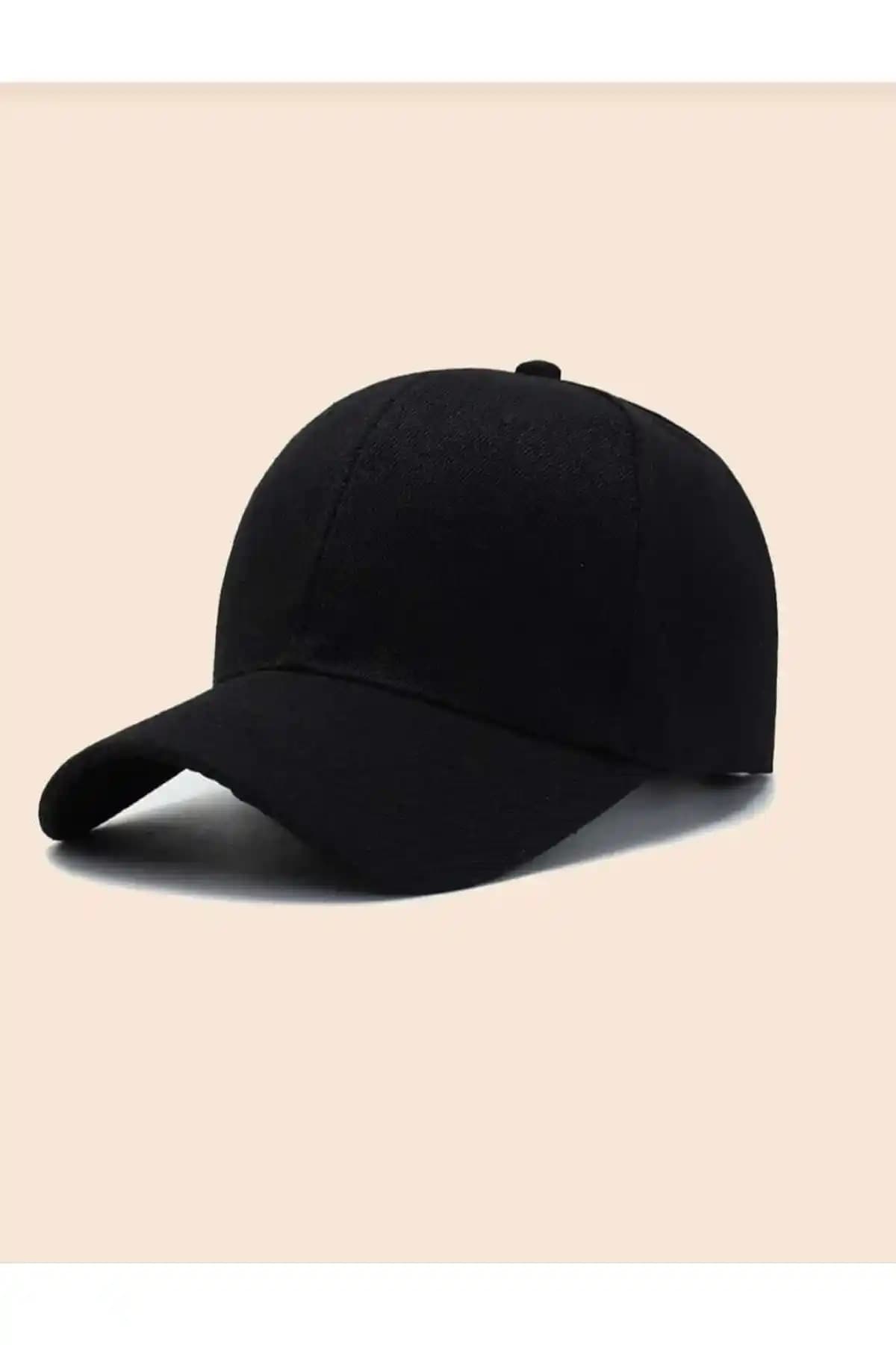 BTL STORE Unisex Siyah Basic Şapka - Günlük Kullanım İçin Şık ve Rahat Aksesuar