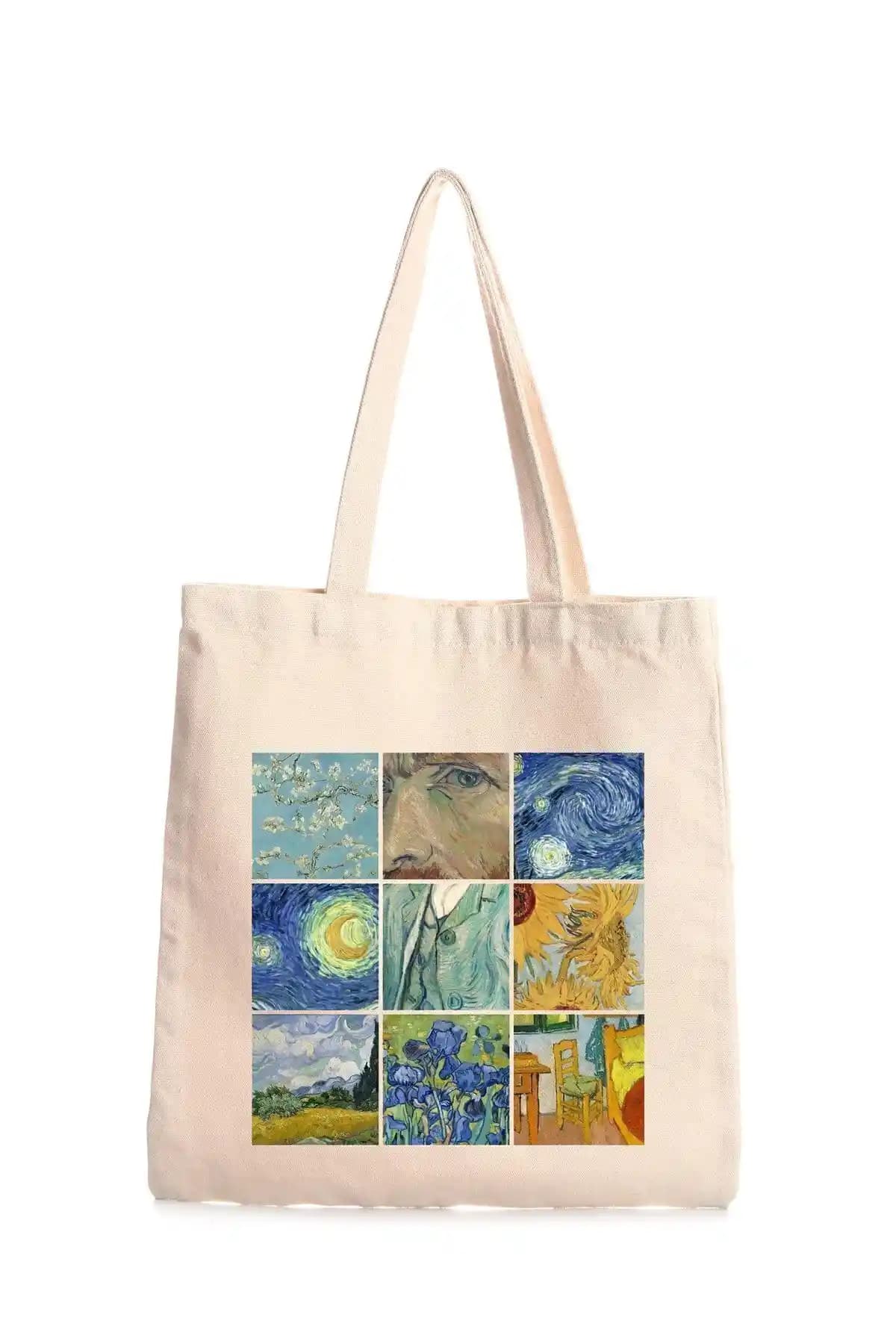 BUFUAL Van Gogh Bez Çanta: Sanat ve Günlük Kullanımın Şık Birleşimi