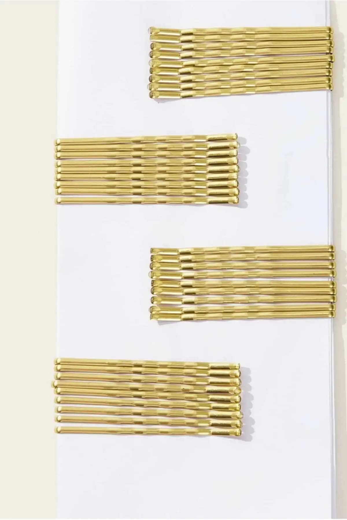 C&E Design Kadın 48'li Gold Sarı Tel Toka Seti Şıklık ve Fonksiyonellik Sunar
