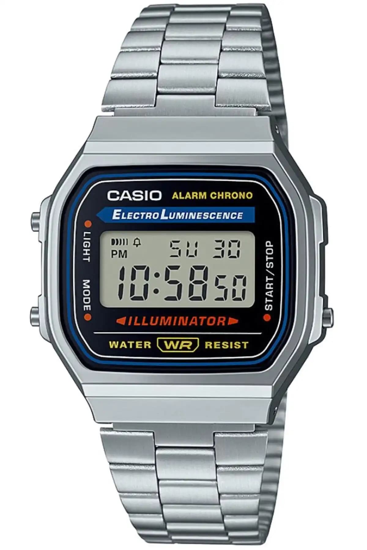 Casio A168WA-1WDF Unisex Retro Kol Saati: Şıklık ve Fonksiyonellik Bir Arada
