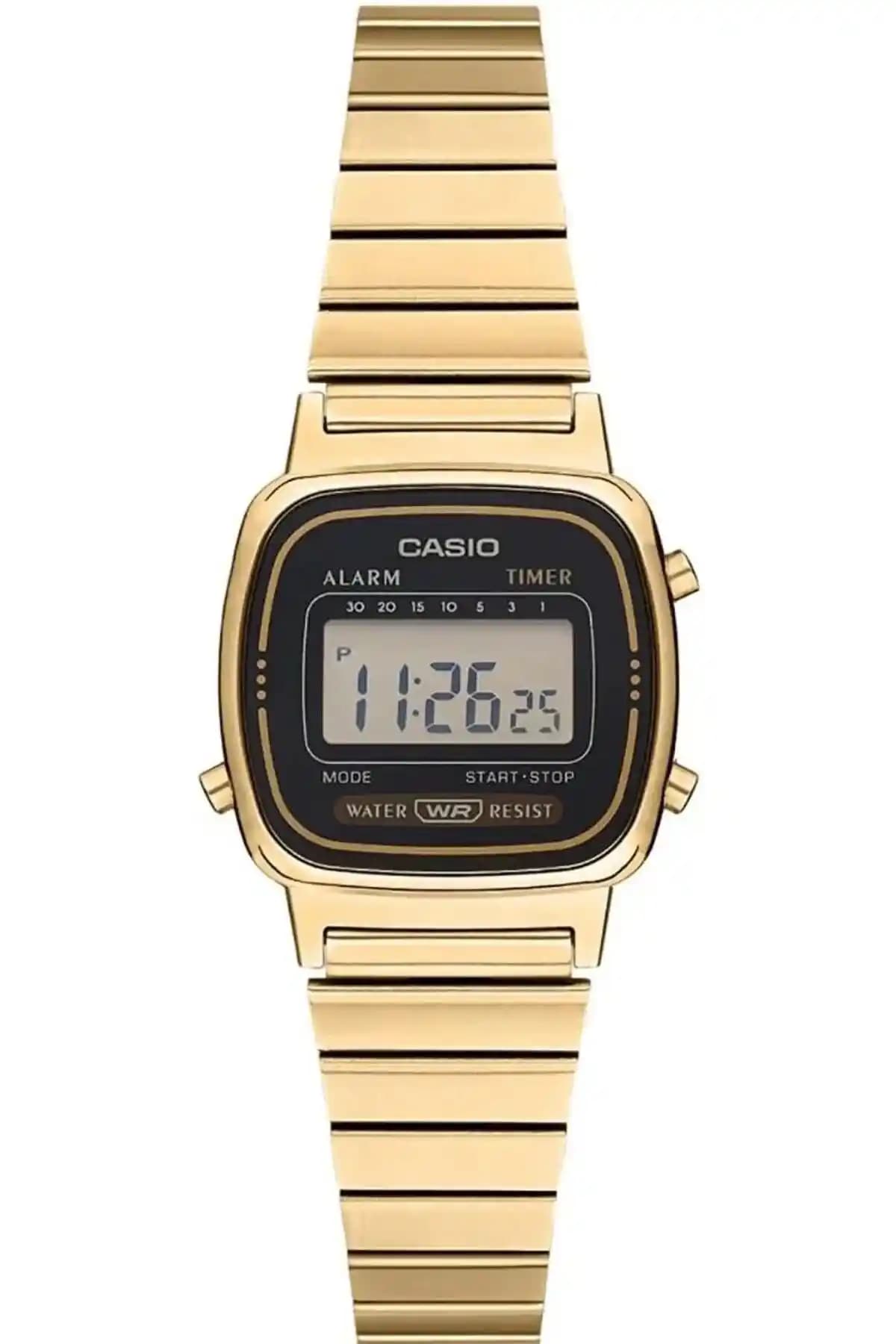 Casio Kadın Retro Koleksiyonundan Zarif ve Fonksiyonel Kol Saati LA670WGA-1DF