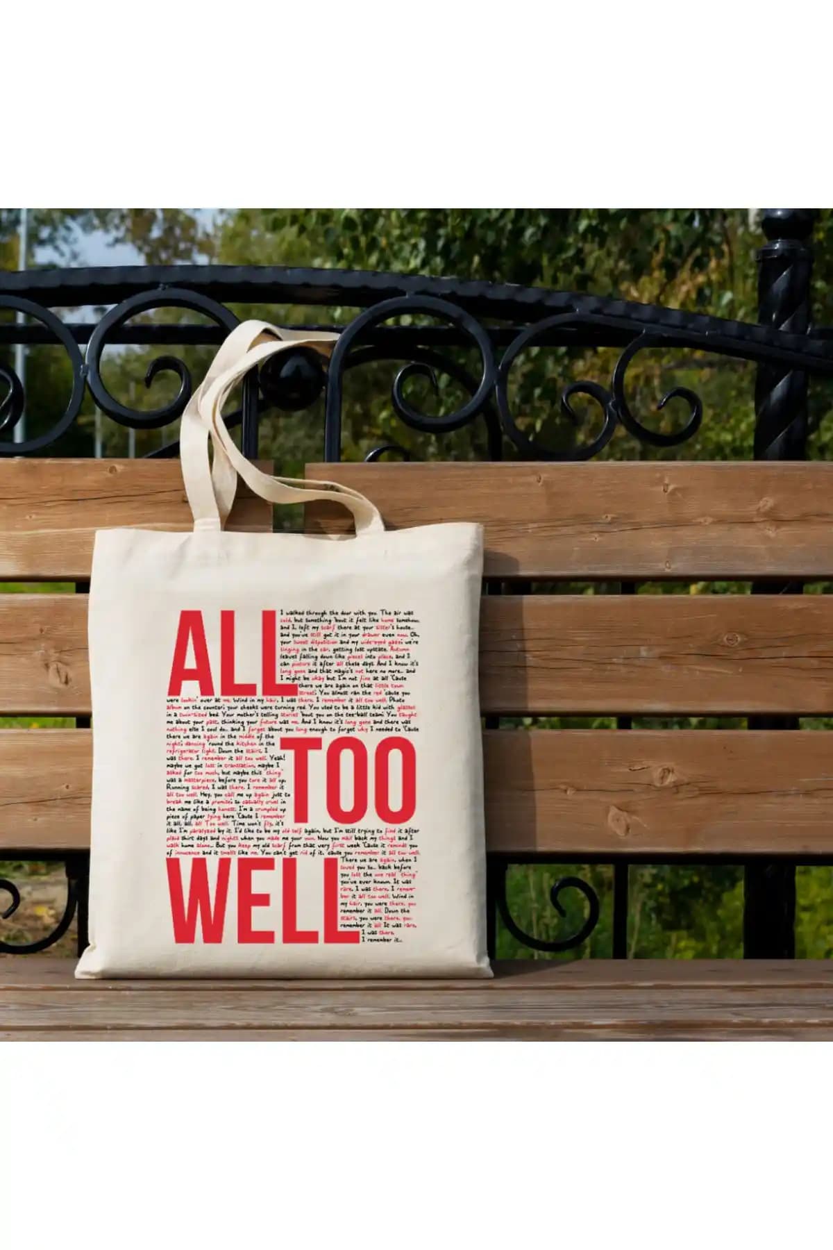 Cemira Taylor Swift All Too Well Tasarımlı Tote Çanta: Sürdürülebilir ve Şık Günlük Aksesuar