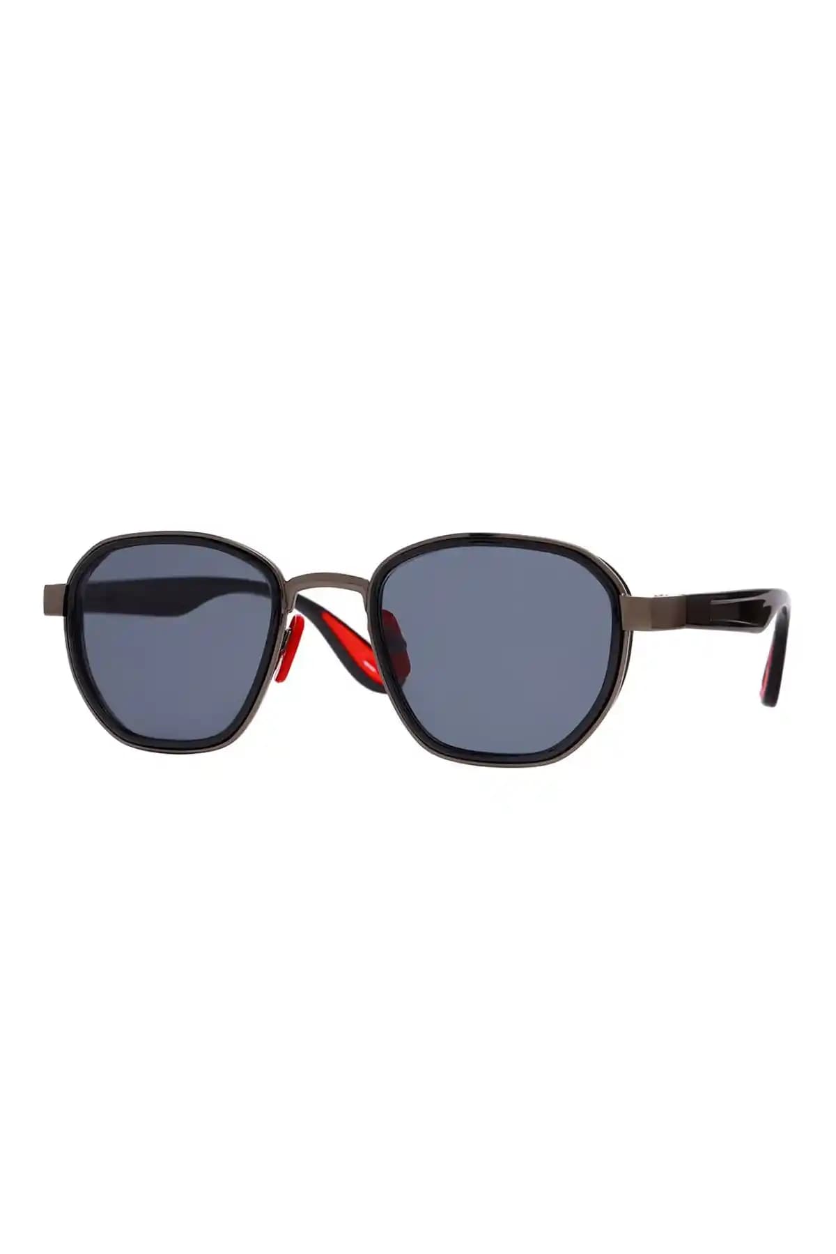 CLAES Ferrara Siyah Metal Unisex Güneş Gözlüğü Şıklık ve Koruma Sunan Modern Tasarım