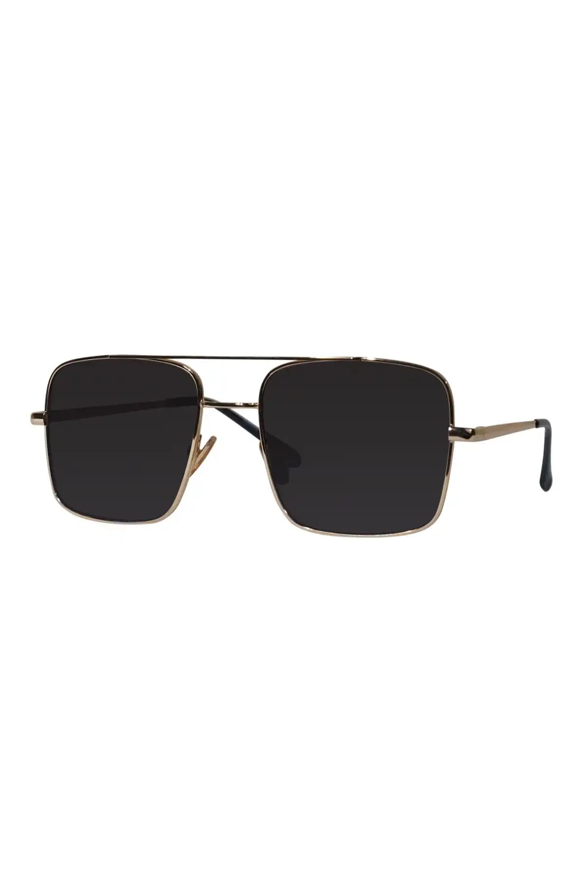 CLAES Reyn Gold Polarize Metal Unisex Güneş Gözlüğü ile Şıklık ve Koruma Bir Arada