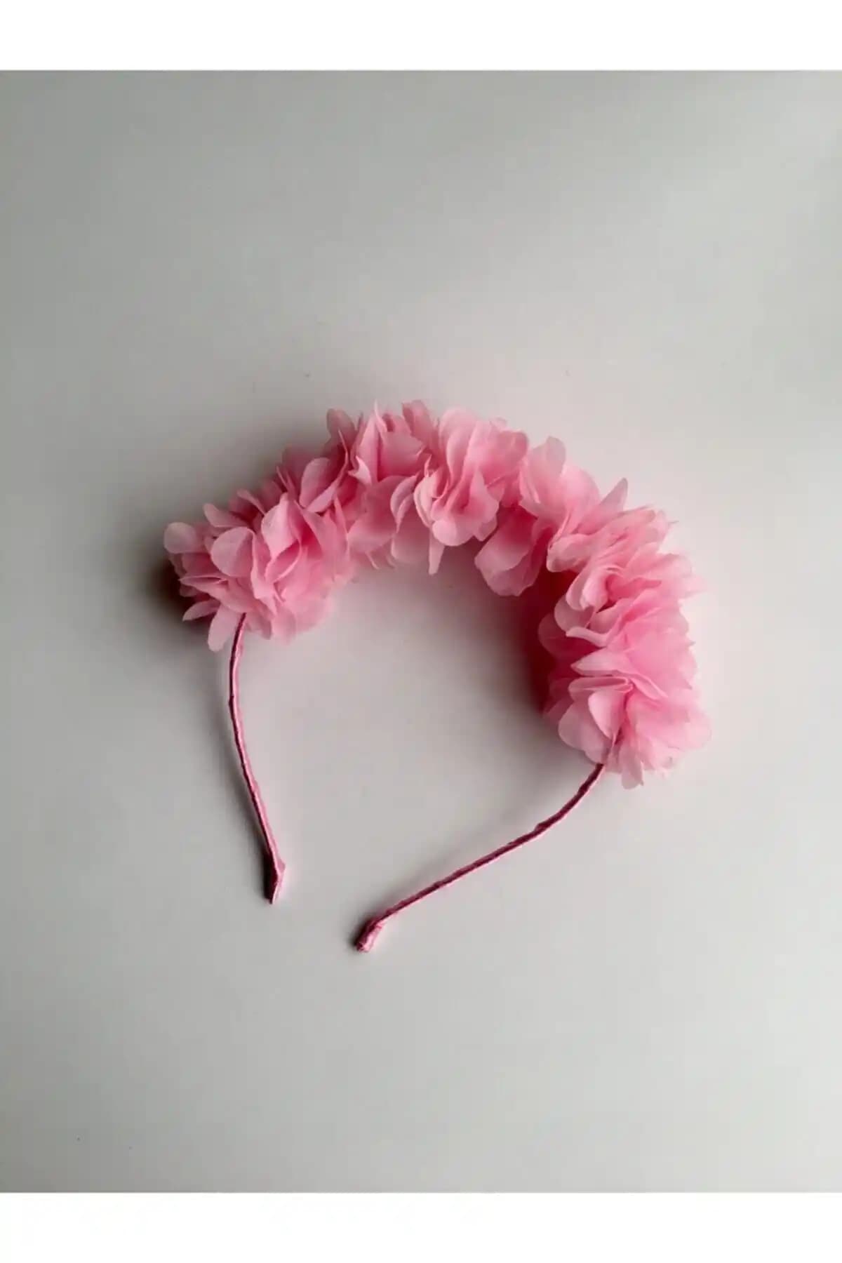 Çocuklar İçin Pembe Çiçekli Tac Lohusa Tacı Zarif ve Şık Aksesuar Seçenekleri