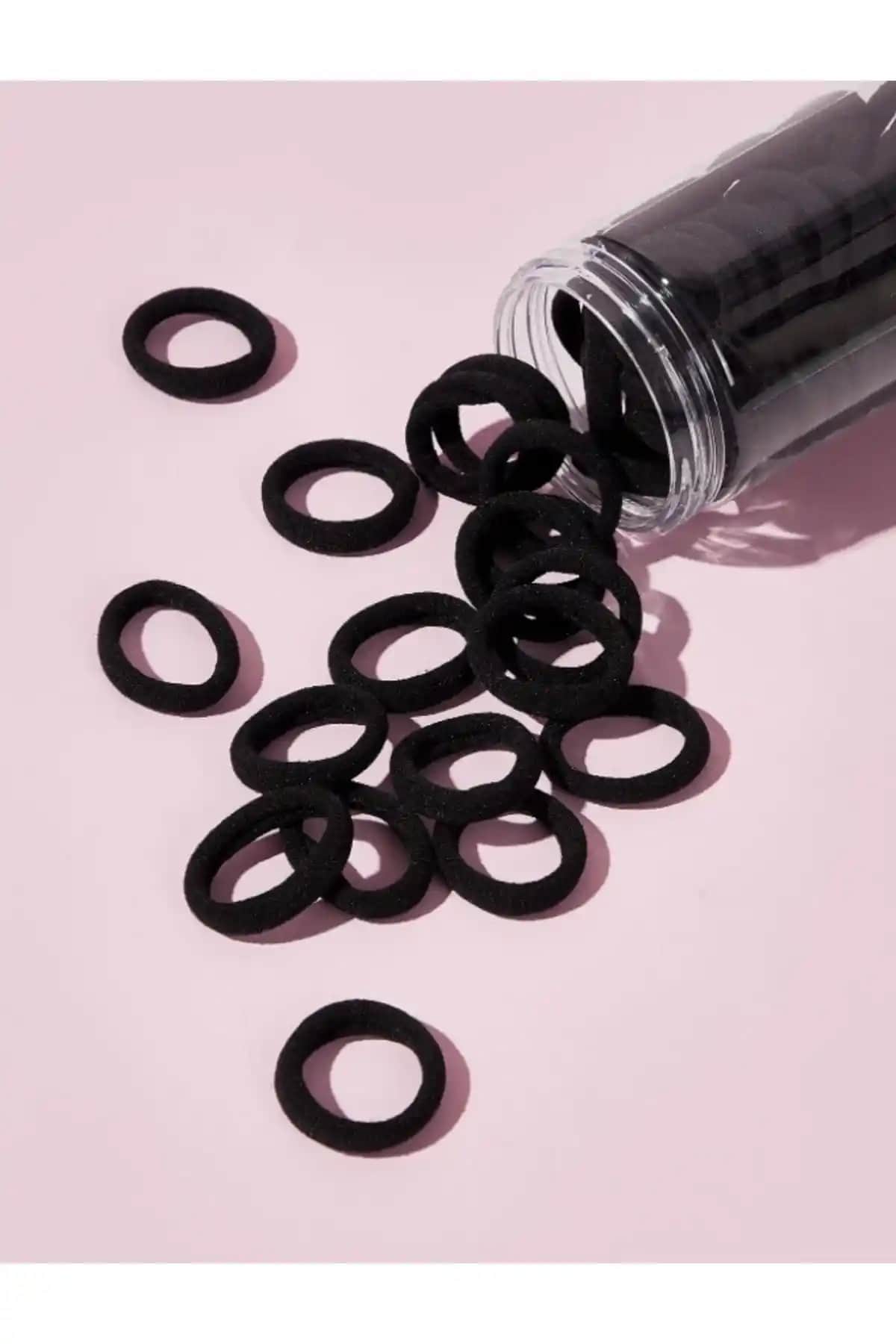 CSR Aksesuar 50 Adet Siyah Lastik Toka Seti Günlük ve Özel Kullanım İçin Uygun