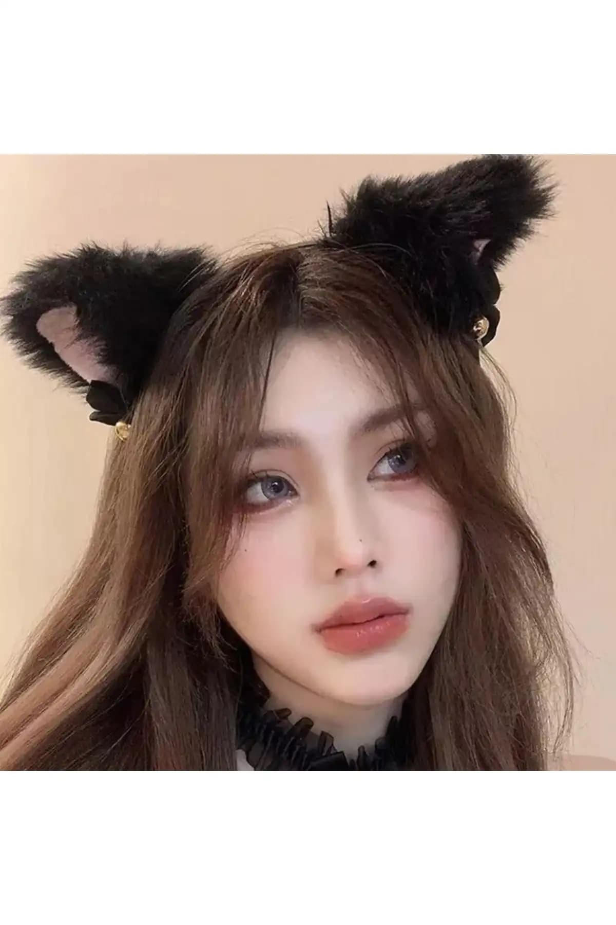 DarkellaStore Kedi Tacı: Lolita ve Anime Temalı Sevimli Cosplay Aksesuarı