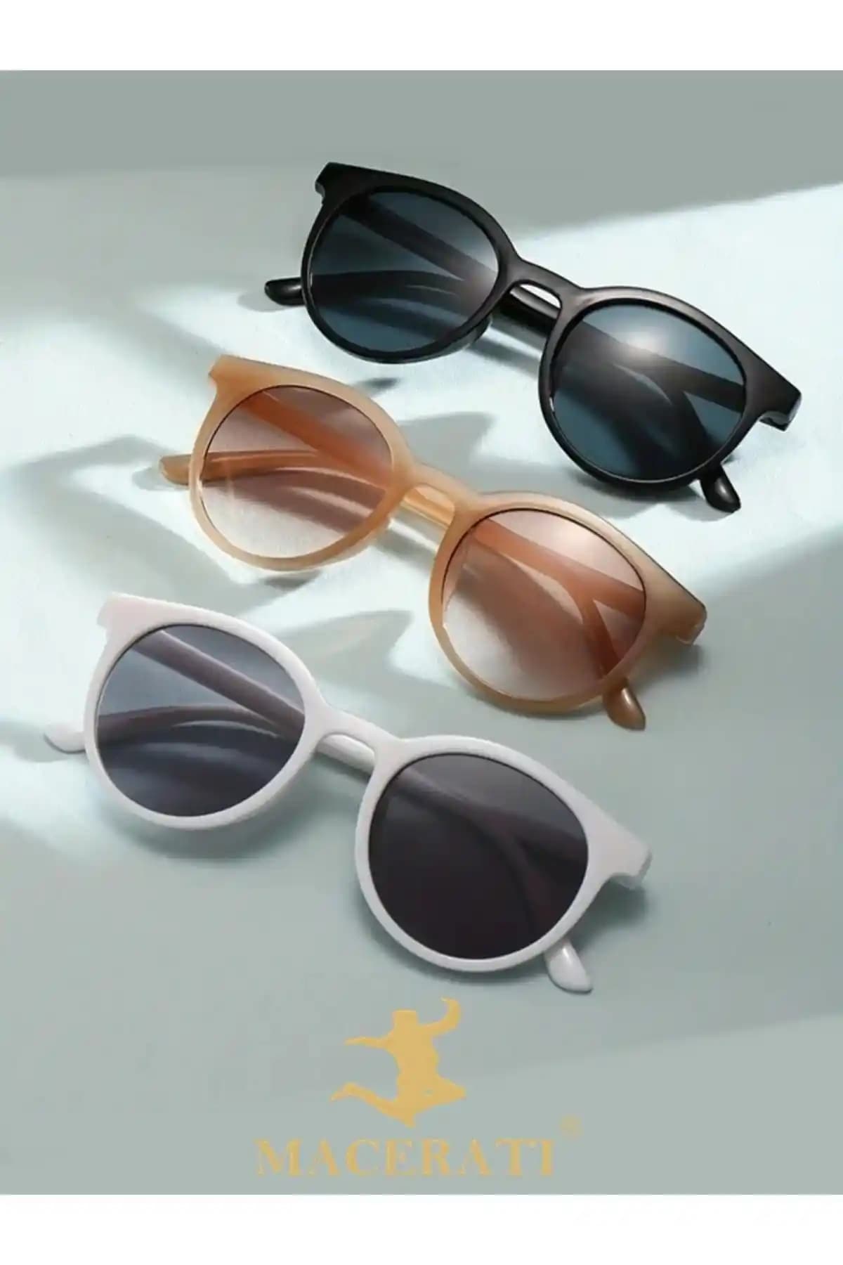 Della Pianto Kadın Takım Siyah Kahverengi Krem Güneş Gözlüğü ile Şıklık ve Göz Sağlığını Bir Arada Yakala