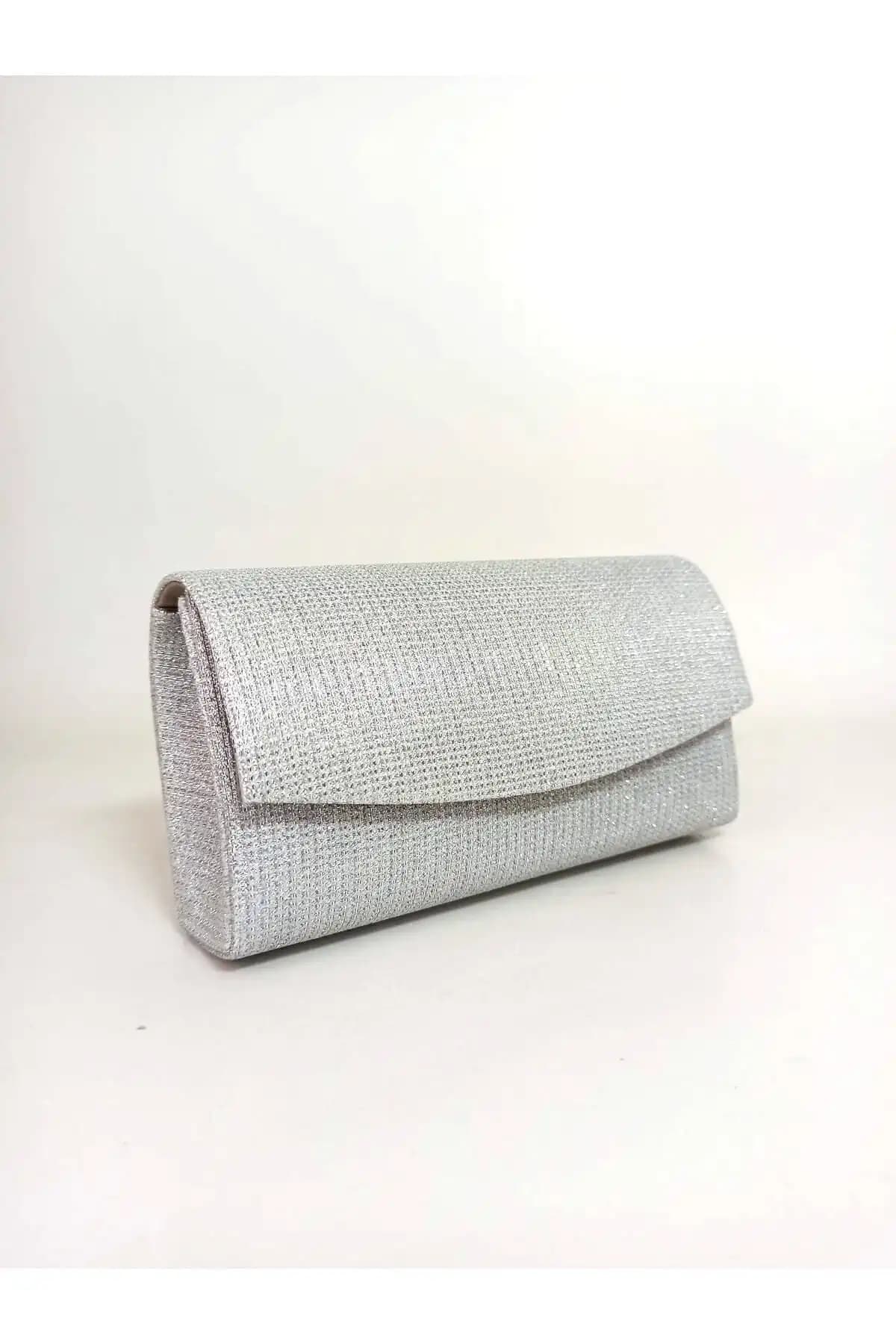 Dizaynbag Kadın Gümüş Abiye Çanta ve Mini Simli Çanta Karşılaştırması 2