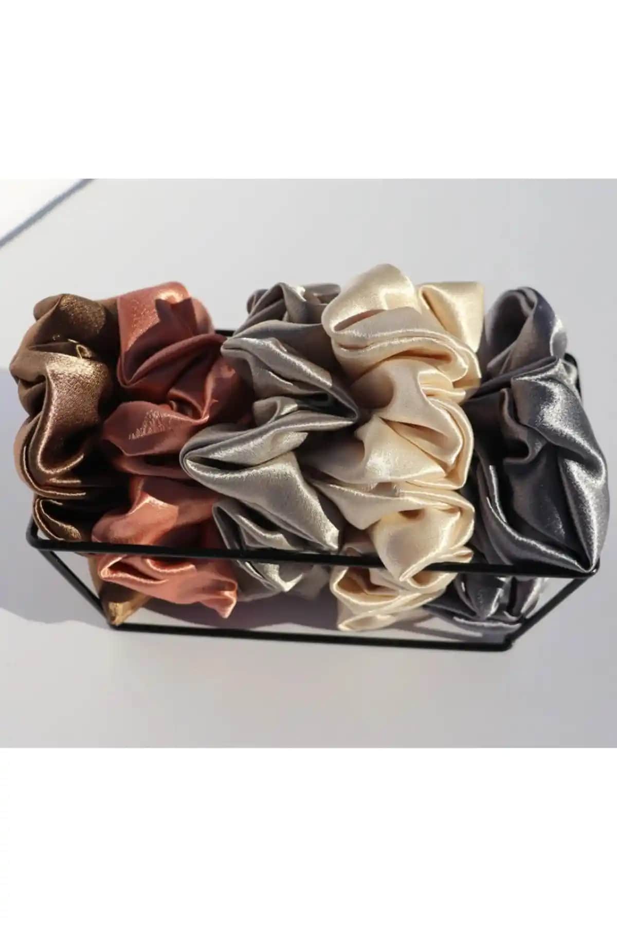 Donna Libertà 5'li Saten Saç Tokası Seti Kadınlar İçin Şıklık ve Kullanım Kolaylığı