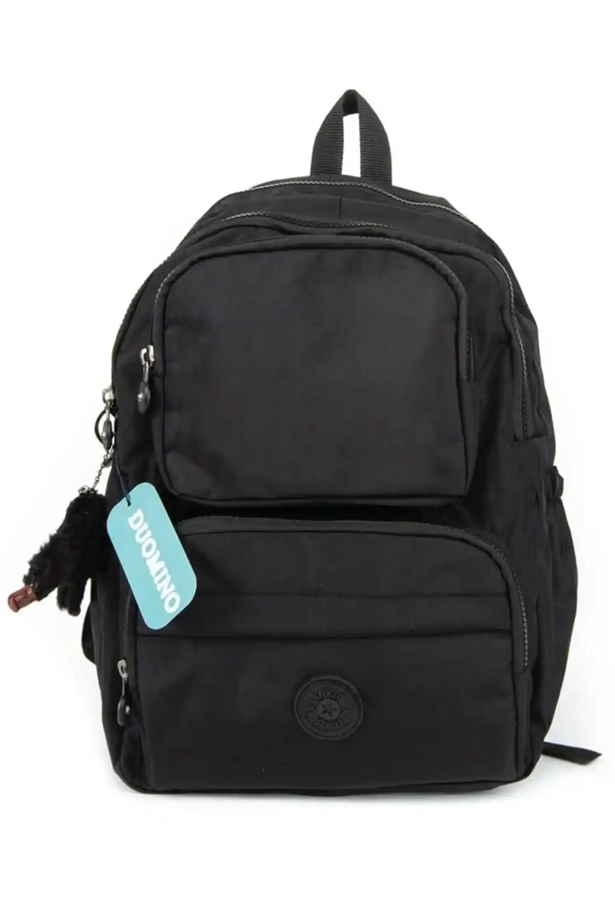 DUOMİNO Krinkıl Kumaş Suya Dayanıklı Büyük Boy Siyah Sırt Çantası Analizi ve Kullanıcı Yorumları