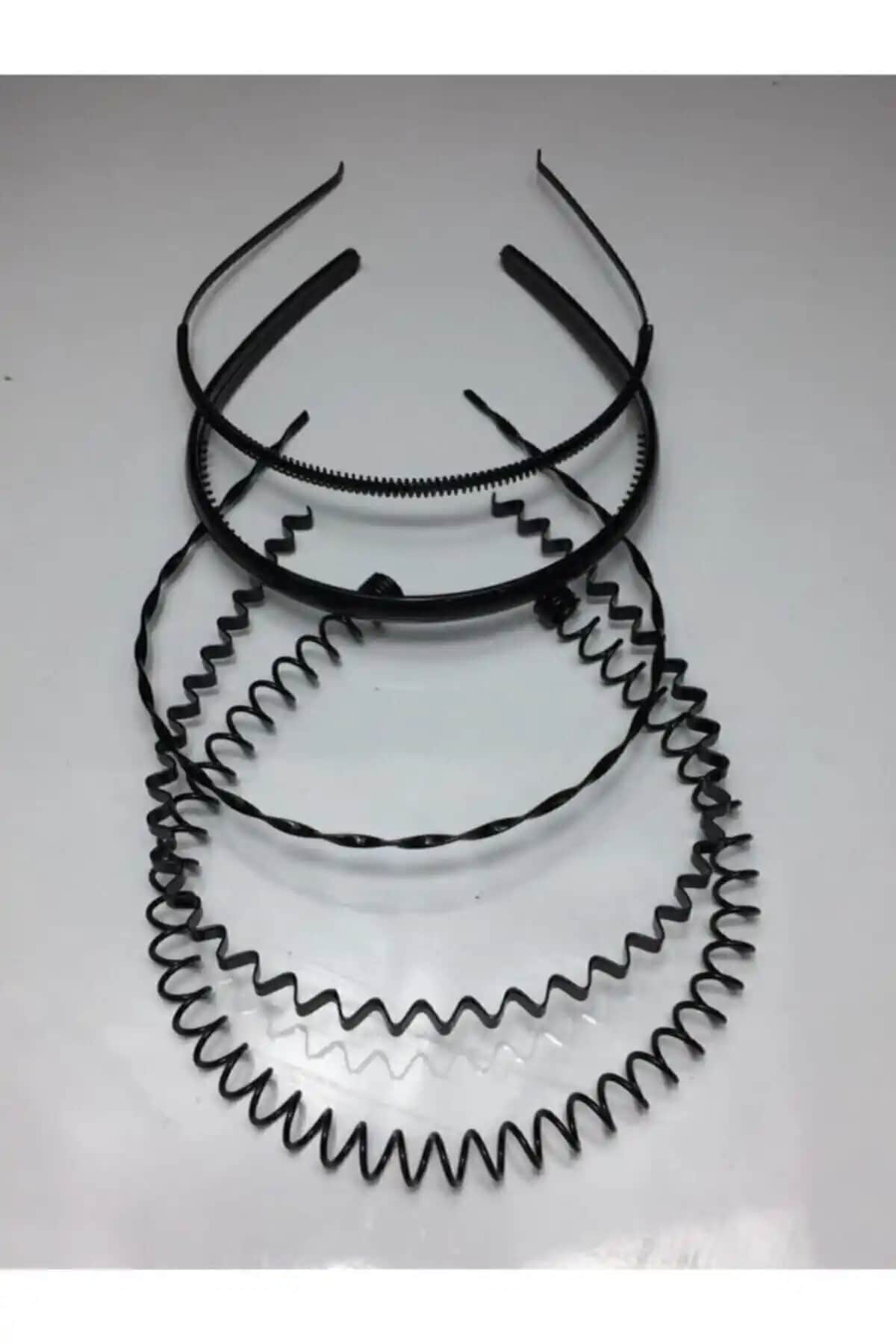 Durubags Siyah Metal Taç Erkek ve Kadın Sporcu Saç Tacı Modern ve Dayanıklı Tasarım