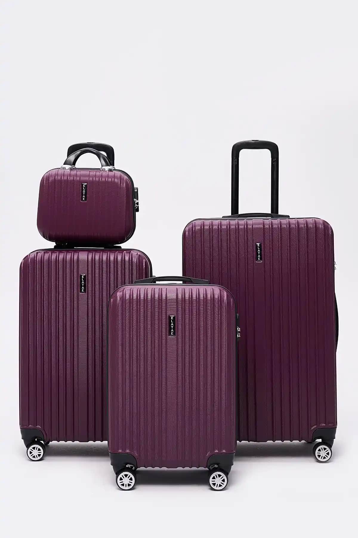 Elatae 4'lü Valiz Seti: Dayanıklı, Şık ve Pratik Seyahat Çözümü