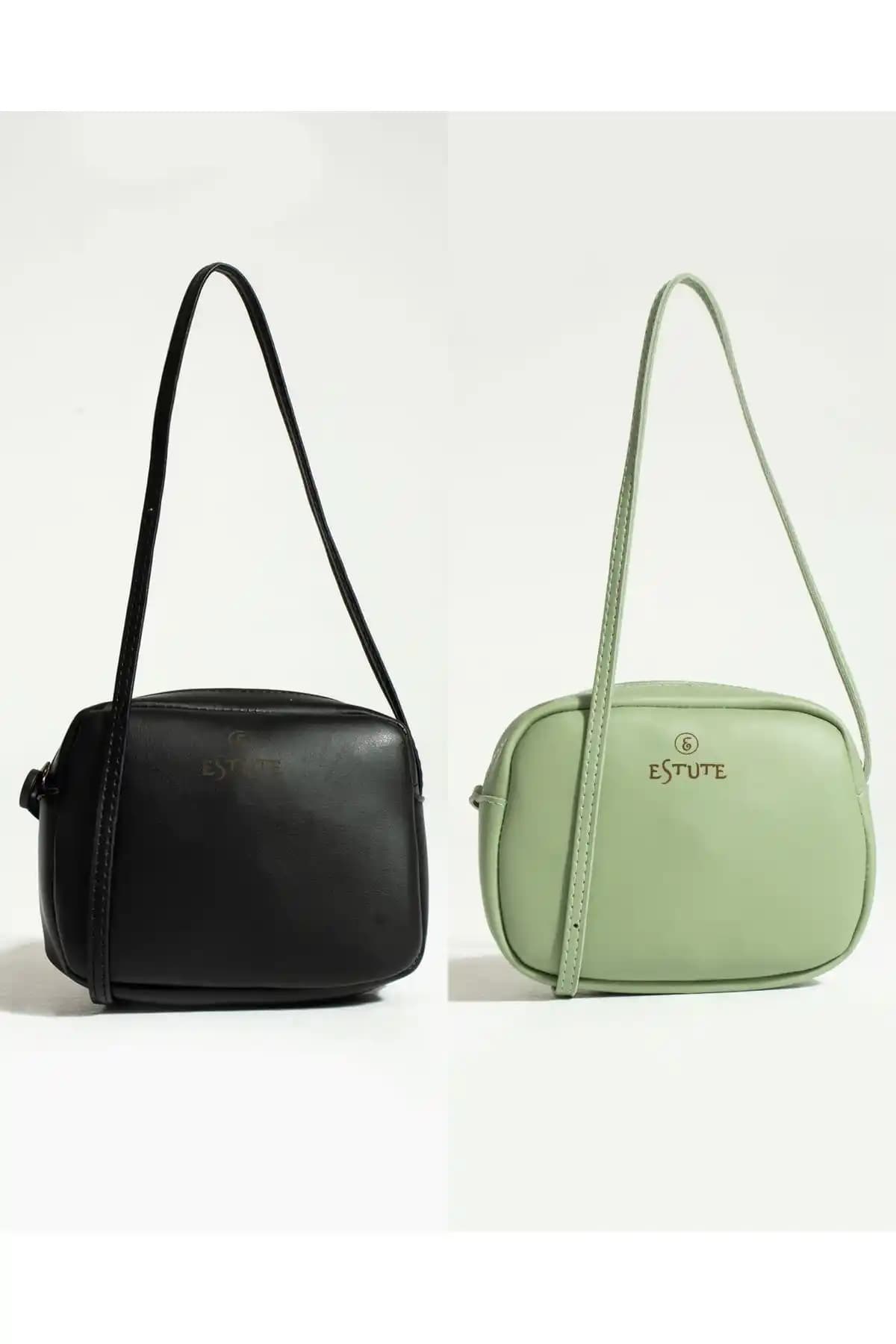 ESTUTE Kadın 2'li Paket Çanta Seti: Şık ve Dayanıklı Günlük Kullanım Çantaları