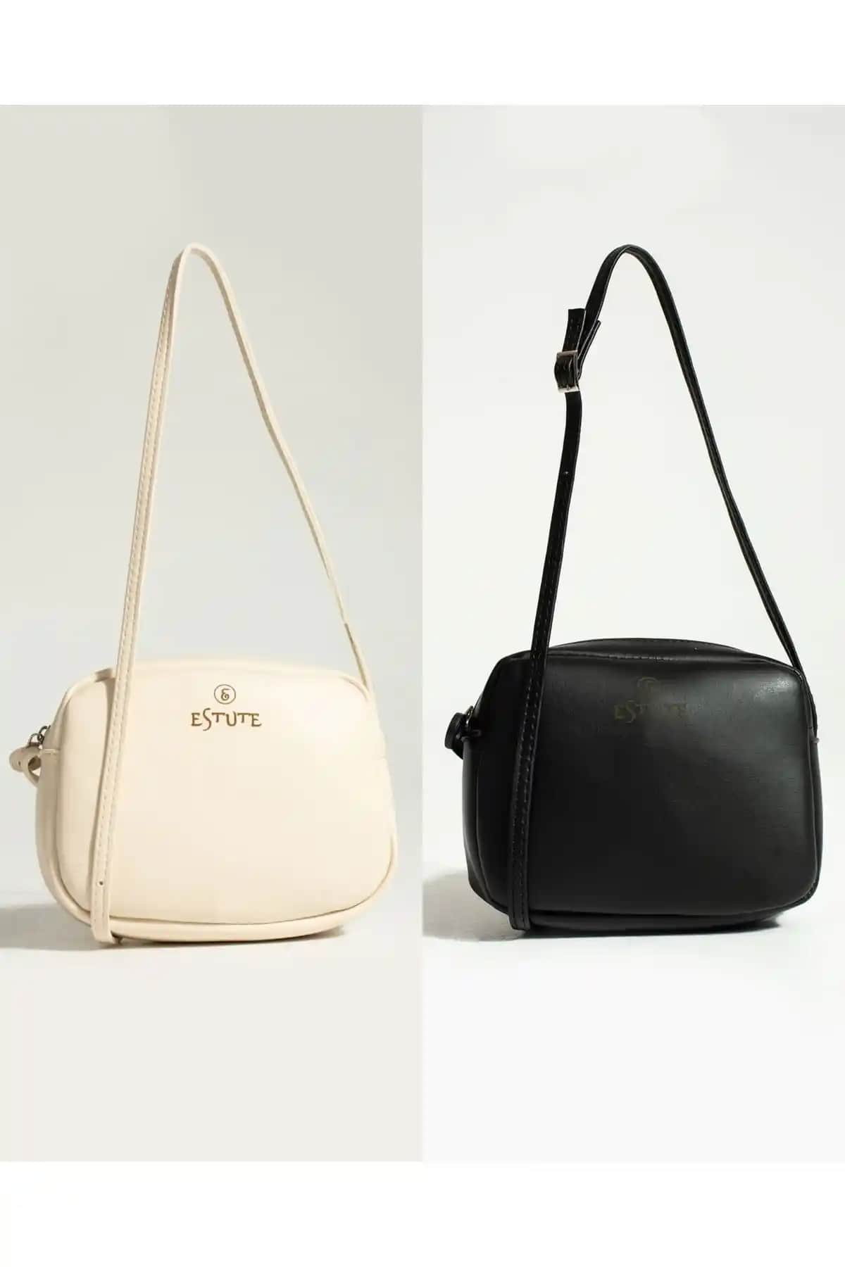 ESTUTE Mini City Kadın Omuz Çantası Şık ve Sürdürülebilir Günlük Aksesuar
