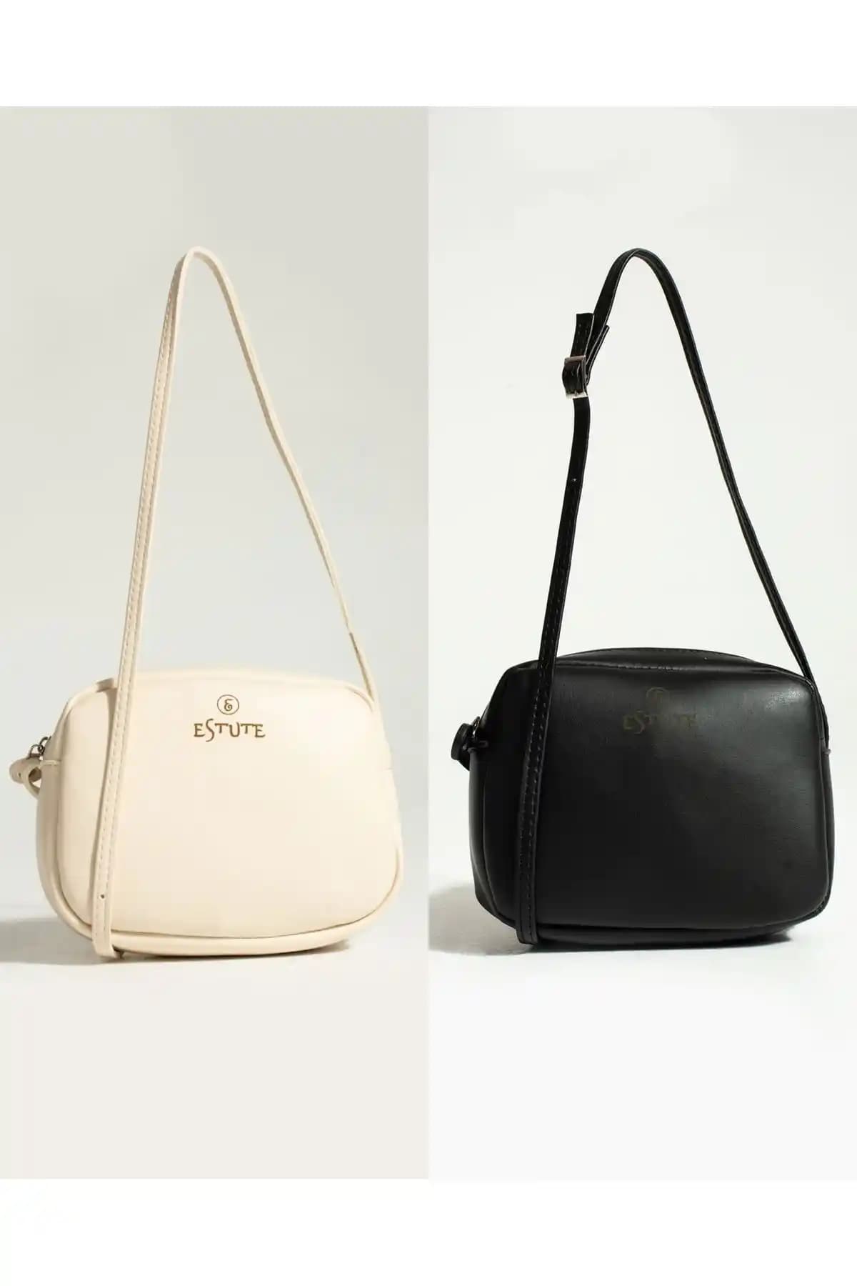 ESTUTE Mini City Kadın Omuz Çantası Şık ve Sürdürülebilir Günlük Aksesuar