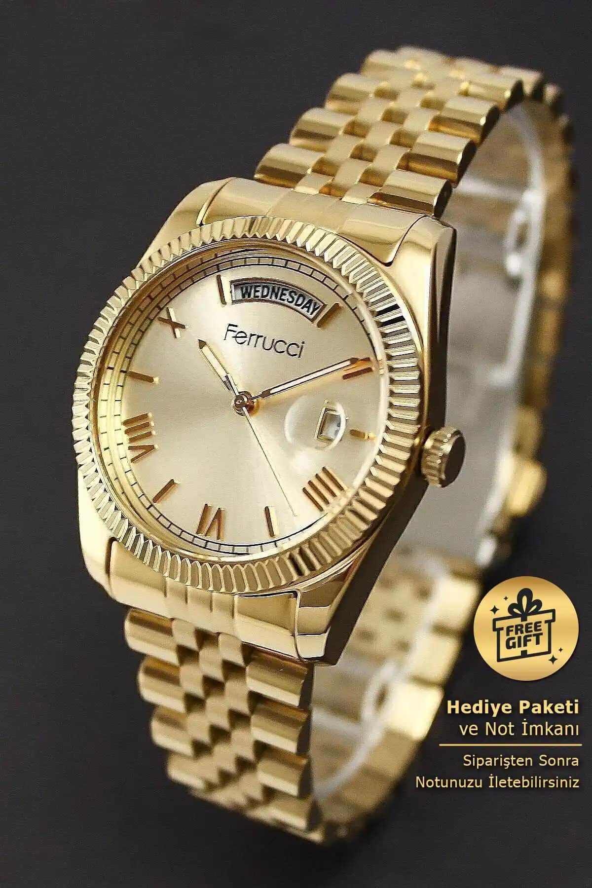 Ferrucci Kadın Kol Saatleri Karşılaştırması: Altın Sarısı ve Siyah Modellerin Özellikleri