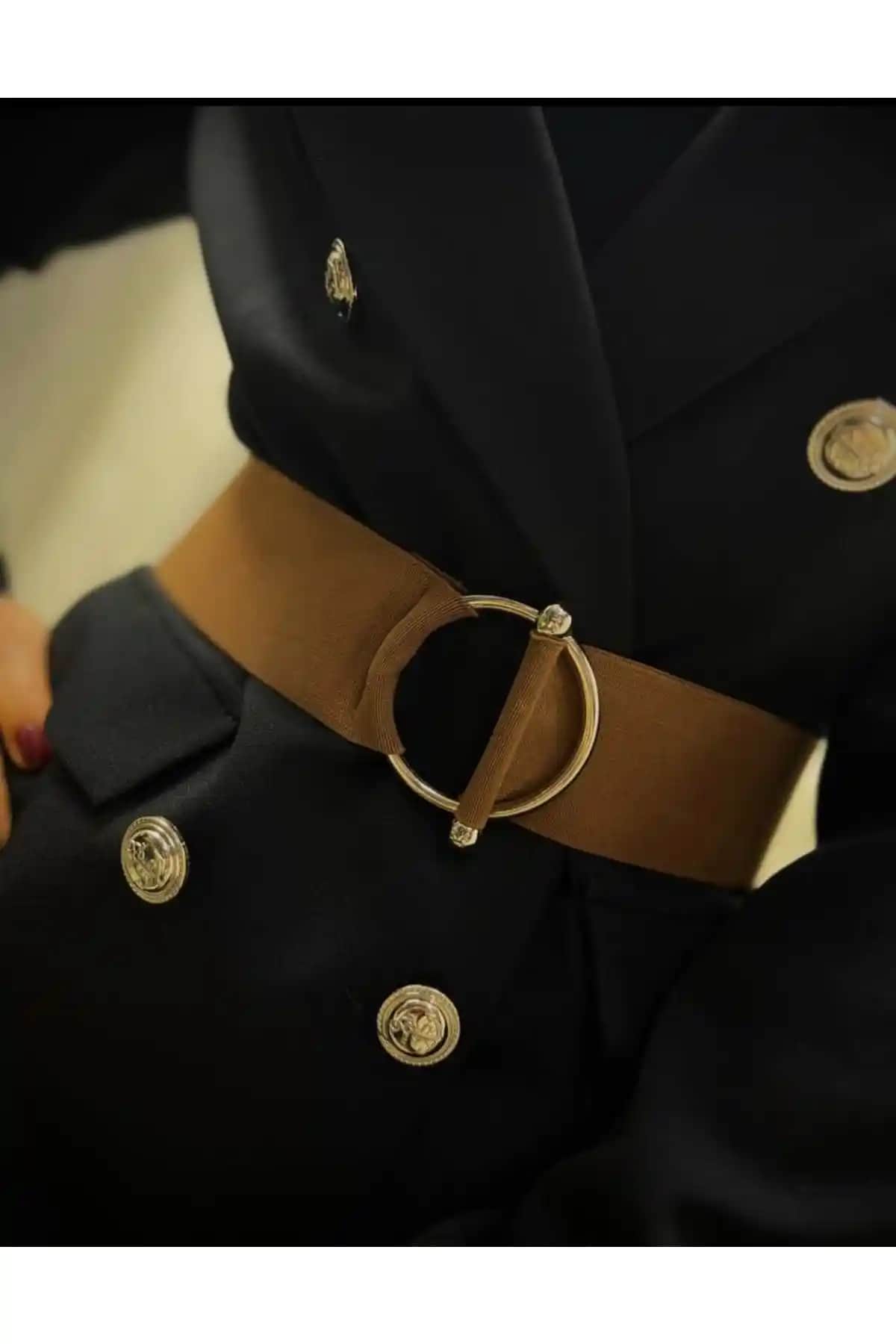 Fiori Elastik Kadın Kemeri Şıklık ve Konfor Sunan Dayanıklı Tasarım