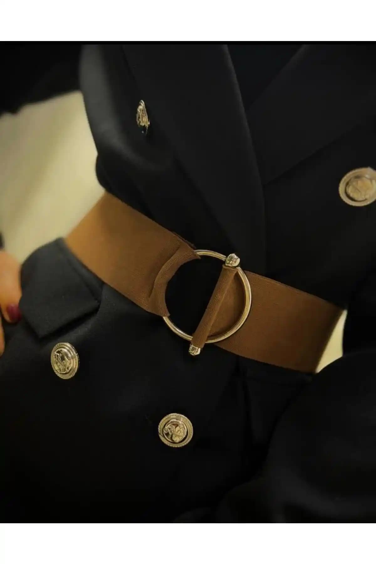 Fiori Elastik Kadın Kemeri Şıklık ve Konfor Sunan Dayanıklı Tasarım