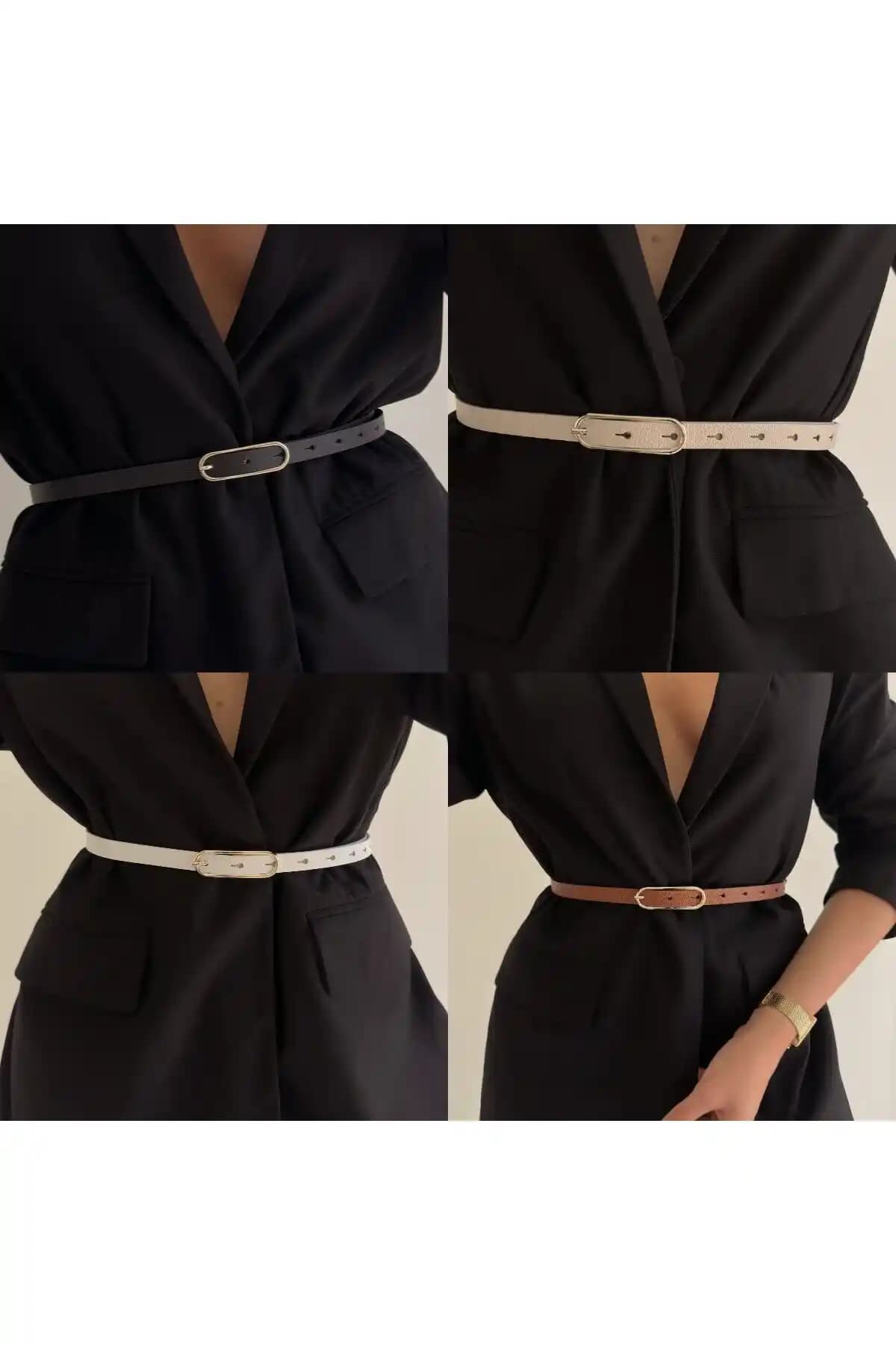 Fiori Geniş Tokalı İnce Kadın Kemerleri ve Ceket Kemeri ile Şıklık ve Dayanıklılık