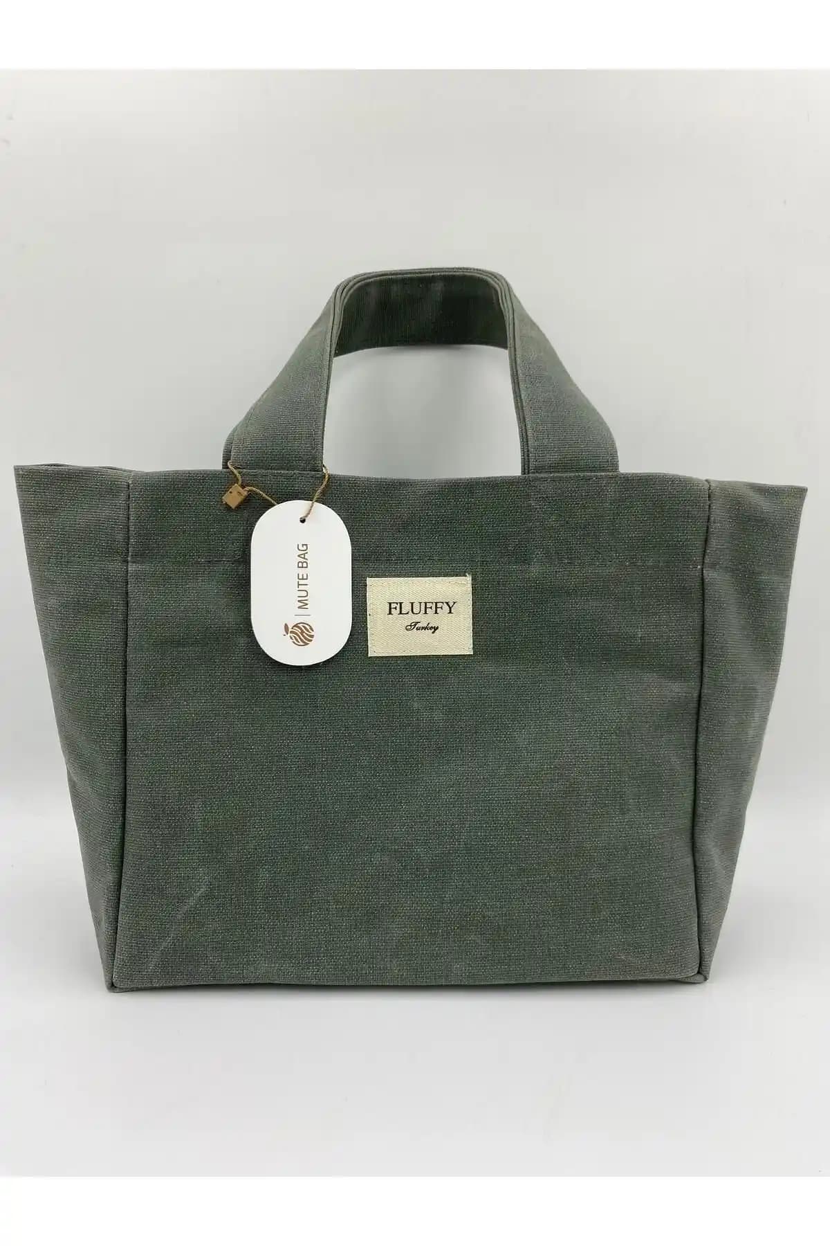 Fluffy Seaweed Mumlu Kanvas Çanta: Şık ve Dayanıklı Günlük Kullanım Çantası