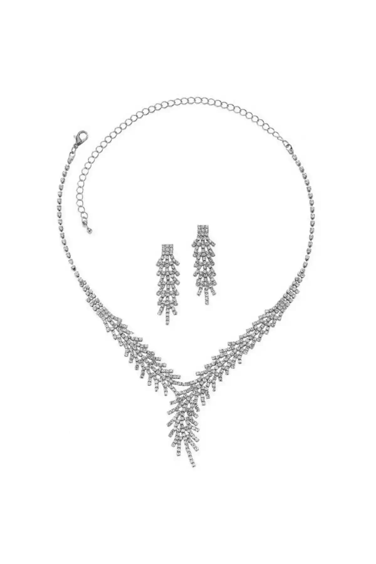 Forentina Güçüş Kaplama Çınar Modeli Takı Seti Zarif ve Parlak Tasarım