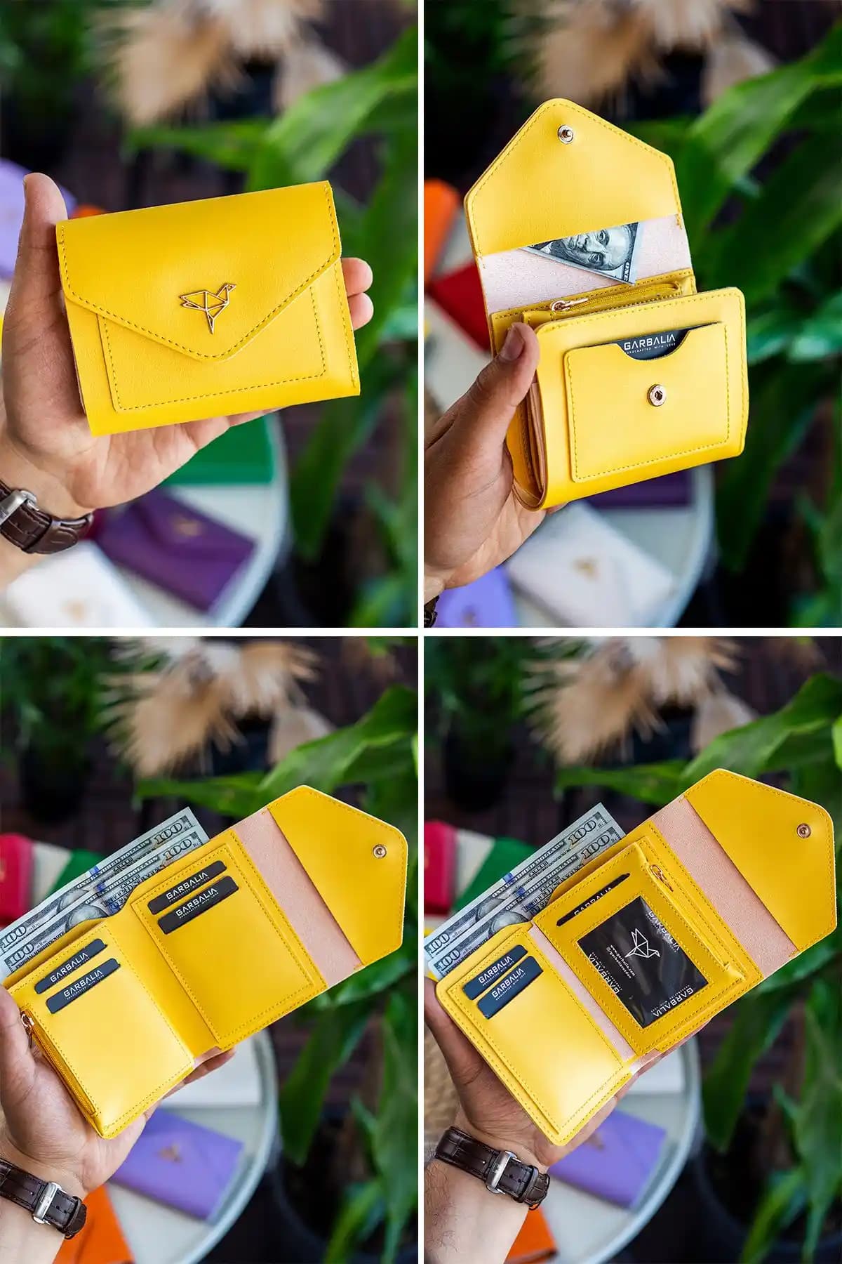 Garbalia Vegan Deri Kadın Cüzdanları Karşılaştırması: Colombia ve Lviv Modelleri