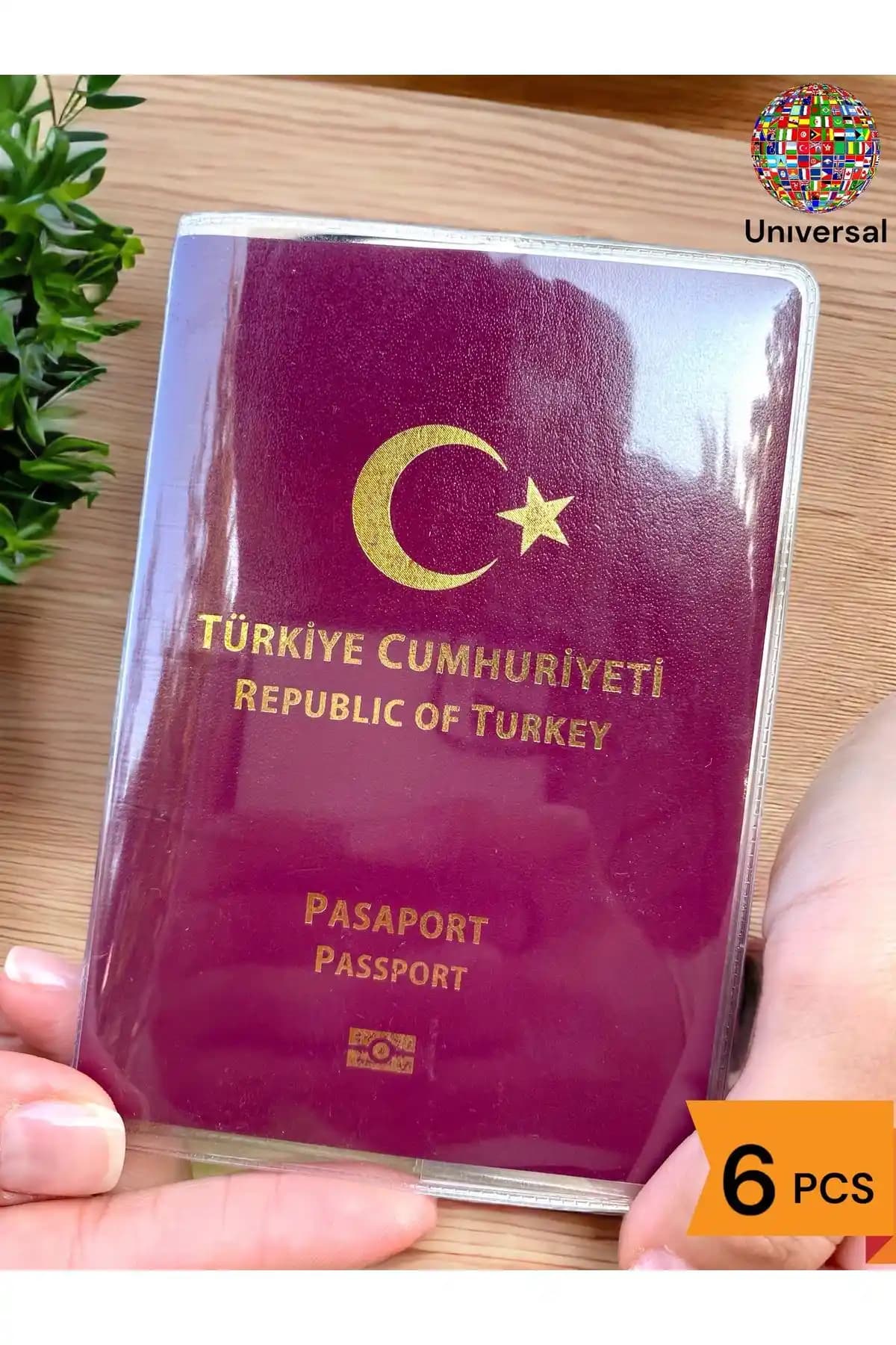 Gempo 6'lı Şeffaf Su Geçirmez Pasaport Koruma Kabı ile Güvenli ve Şık Seyahat